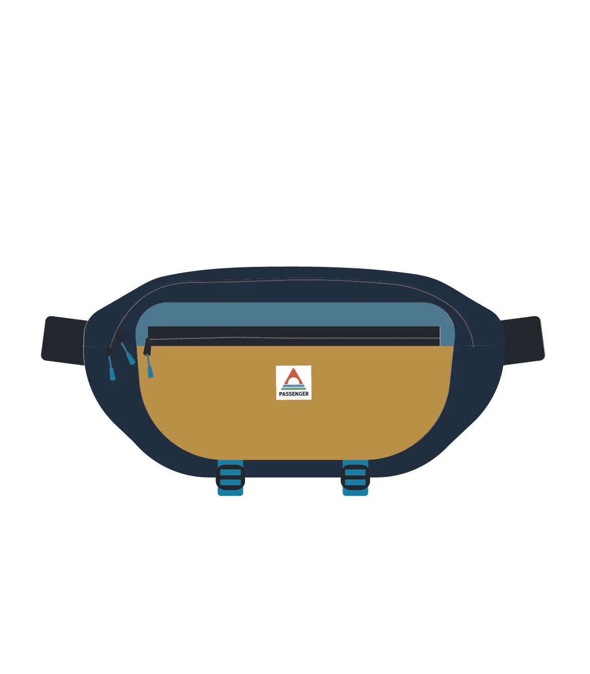 Boondocker Hip Pack - Honey/Dark Denim/Rich Navy - Image 10