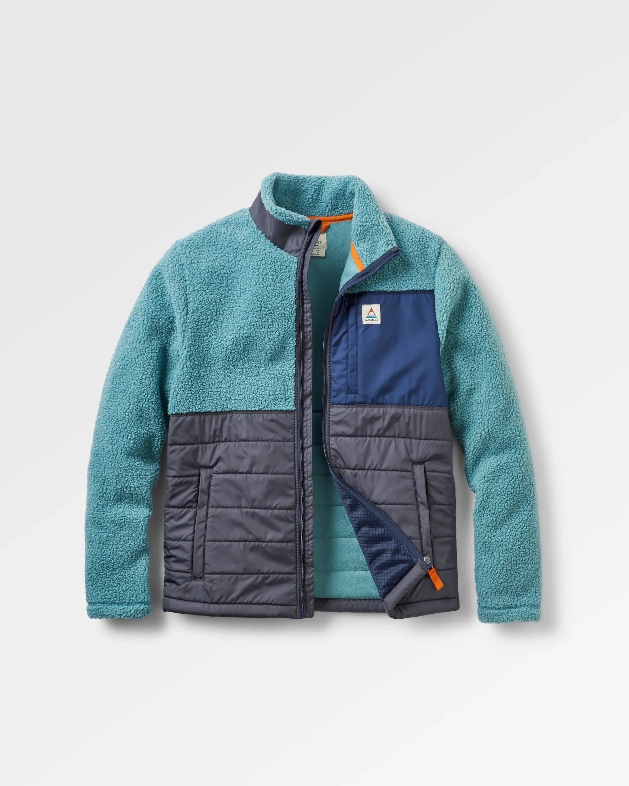 Born Explorer Polar-Lined Sherpa Fleece - Arctic/Charcoal