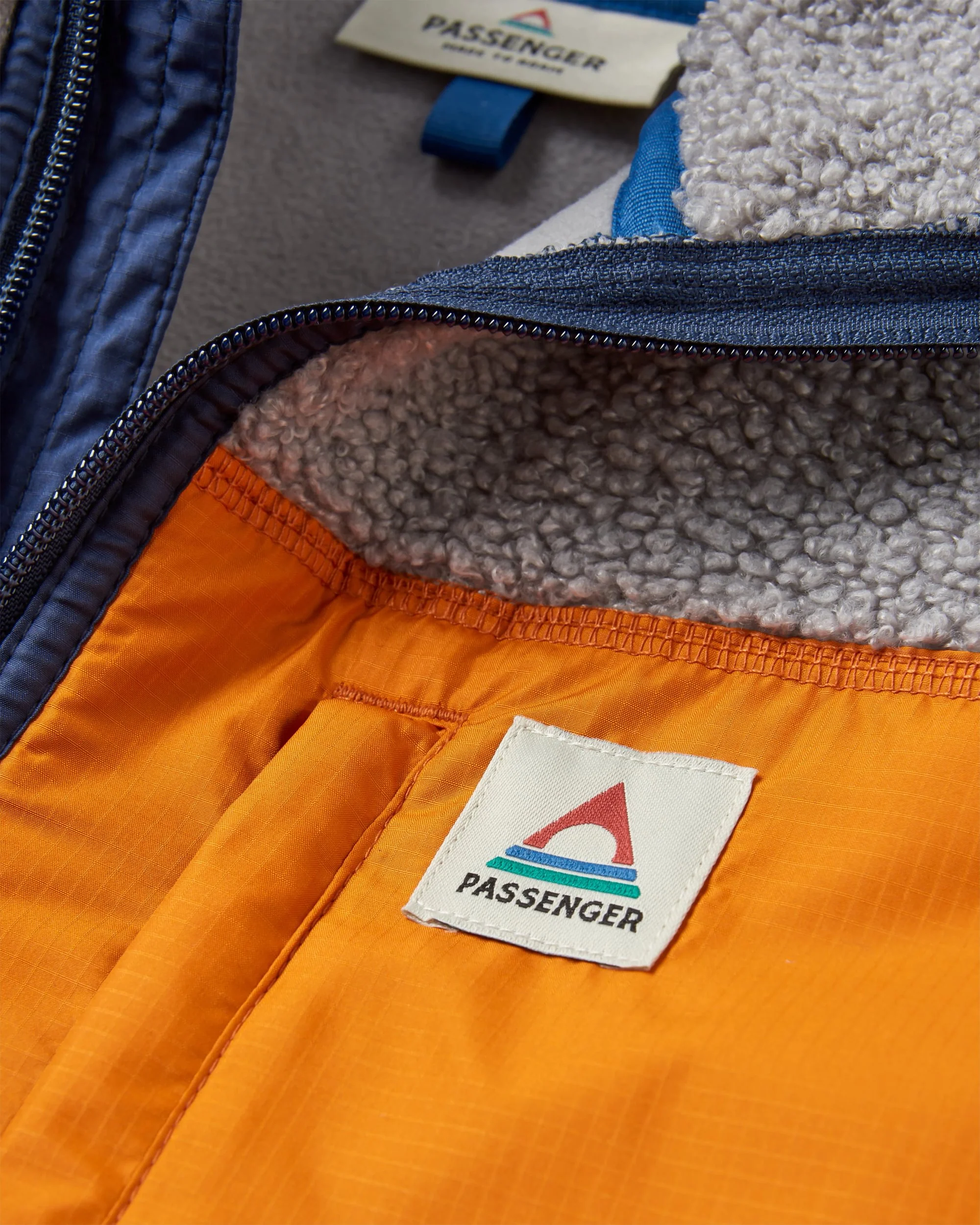 Born Explorer Polar-Lined Sherpa Fleece - Steel Grey - Image 8