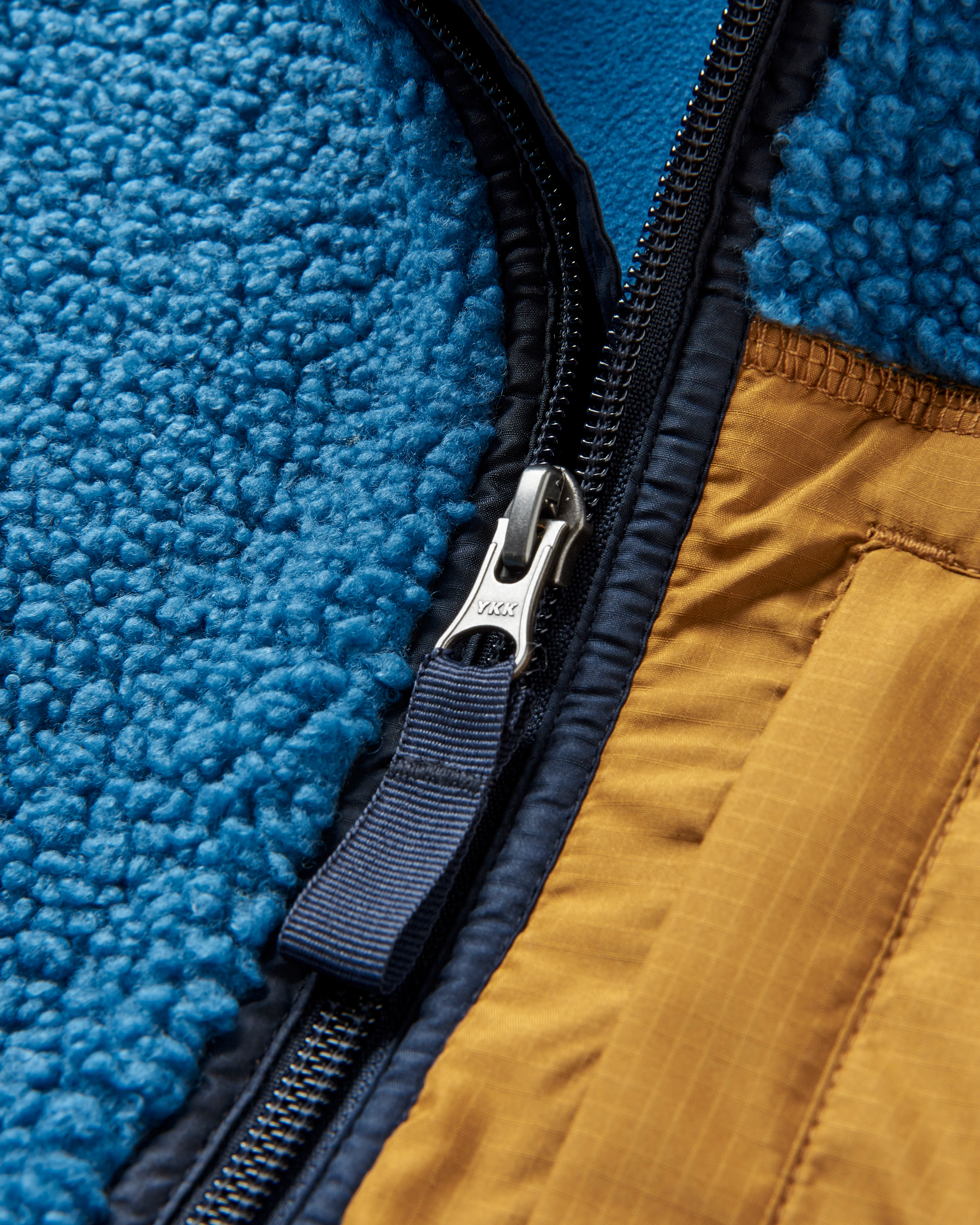 Born Explorer Polar-Lined Sherpa Vest - Blue Steel - Image 9