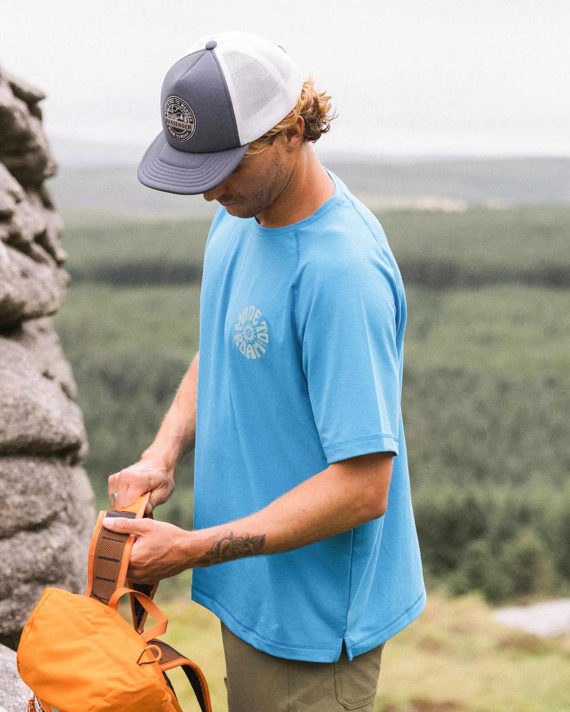 Breeze DriRelease® Trail Men's T-Shirt - Bluejay - Image 3