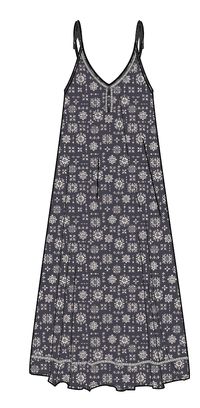 Breeze Maxi Dress - Simple Tile Faded Black - Image 10