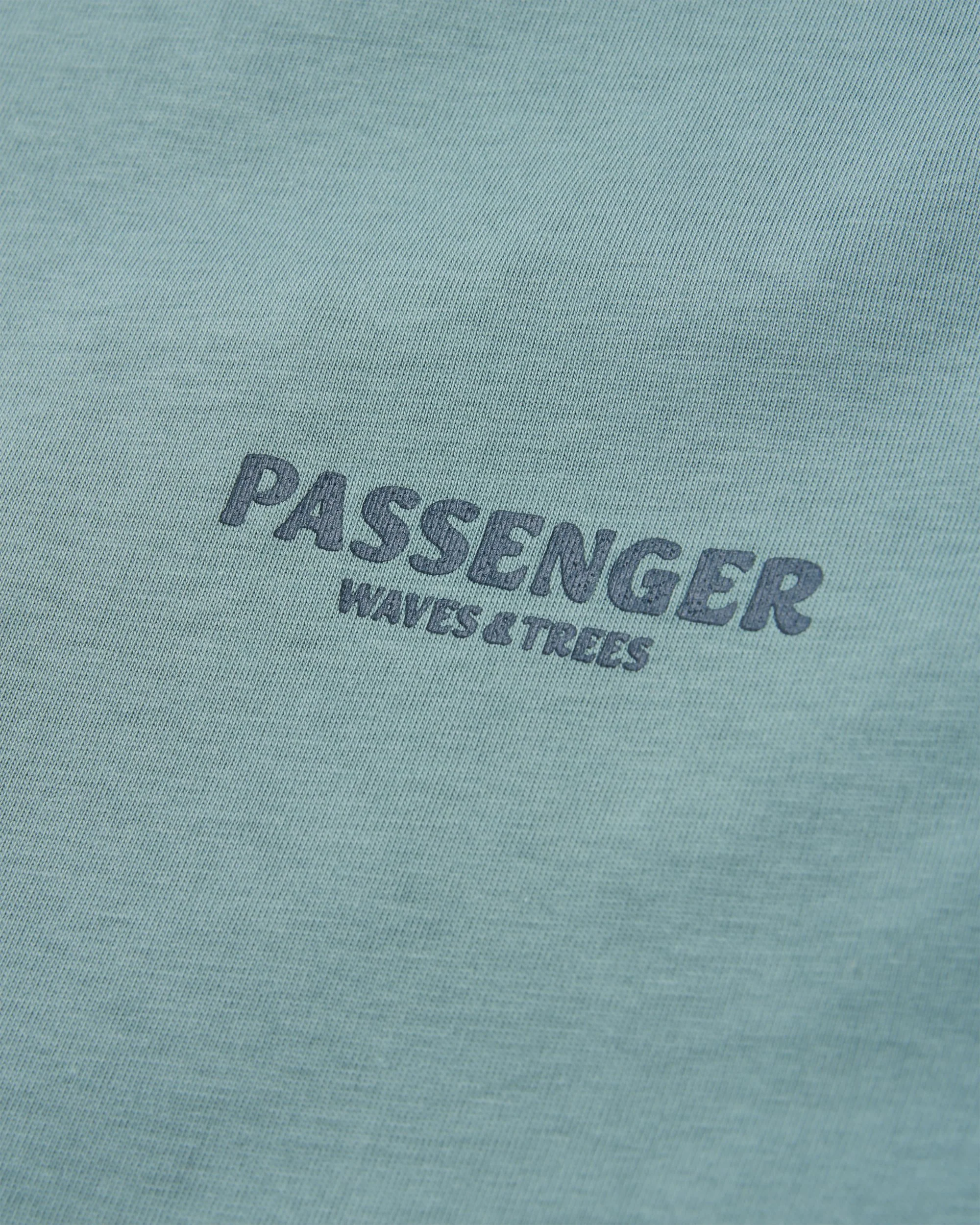 Waves & Trees Organic Cotton LS T-Shirt - Stormy Sea - Image 7