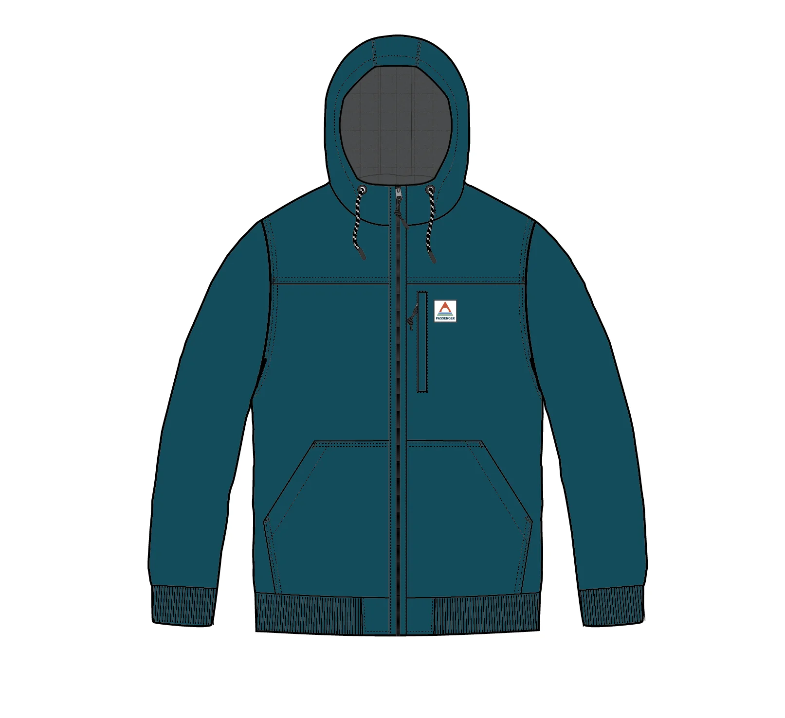 Bundoran Jacket - Tidal Blue - Image 6