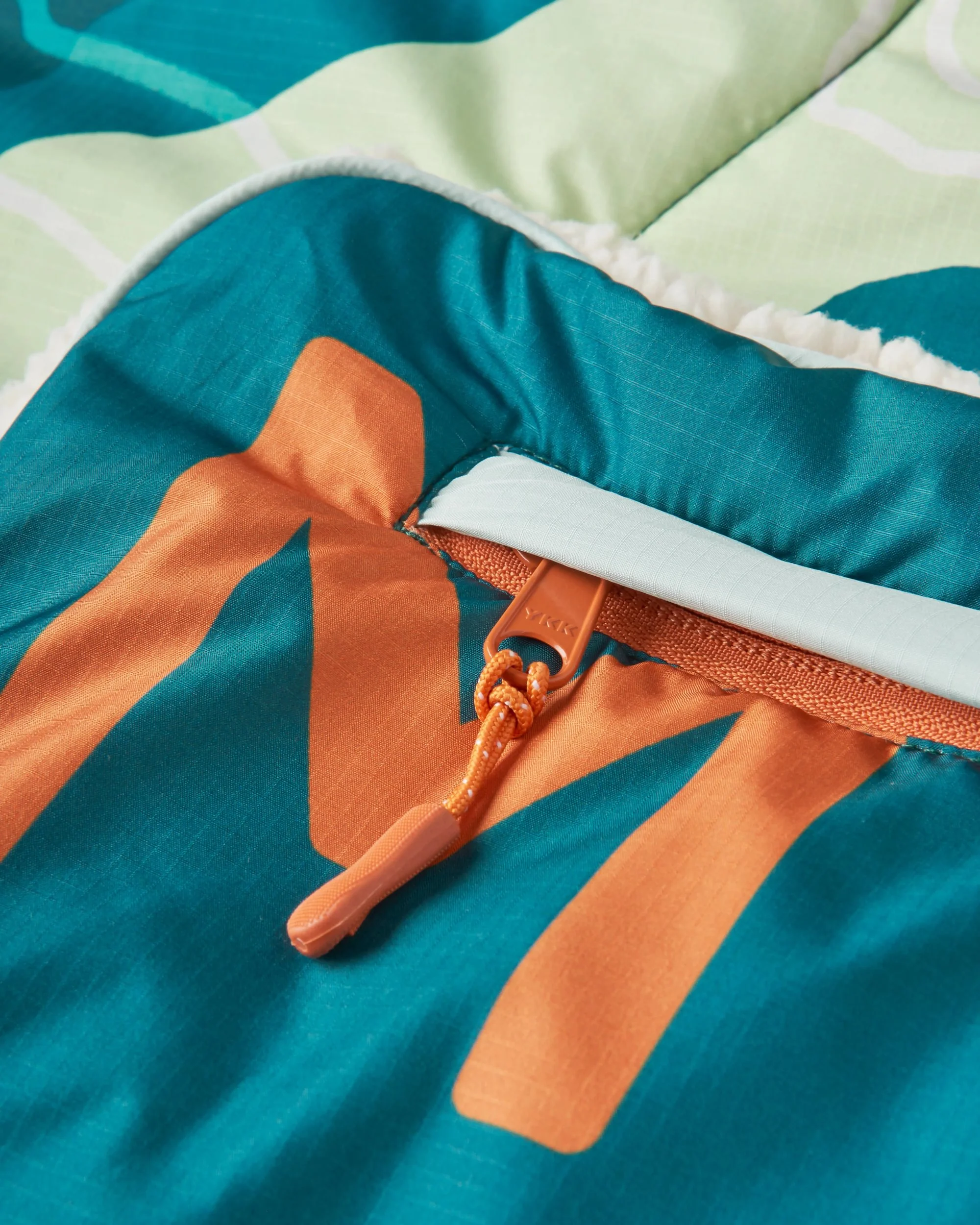 Cabin Sherpa Blanket - Abstract Mountain Green - Image 13