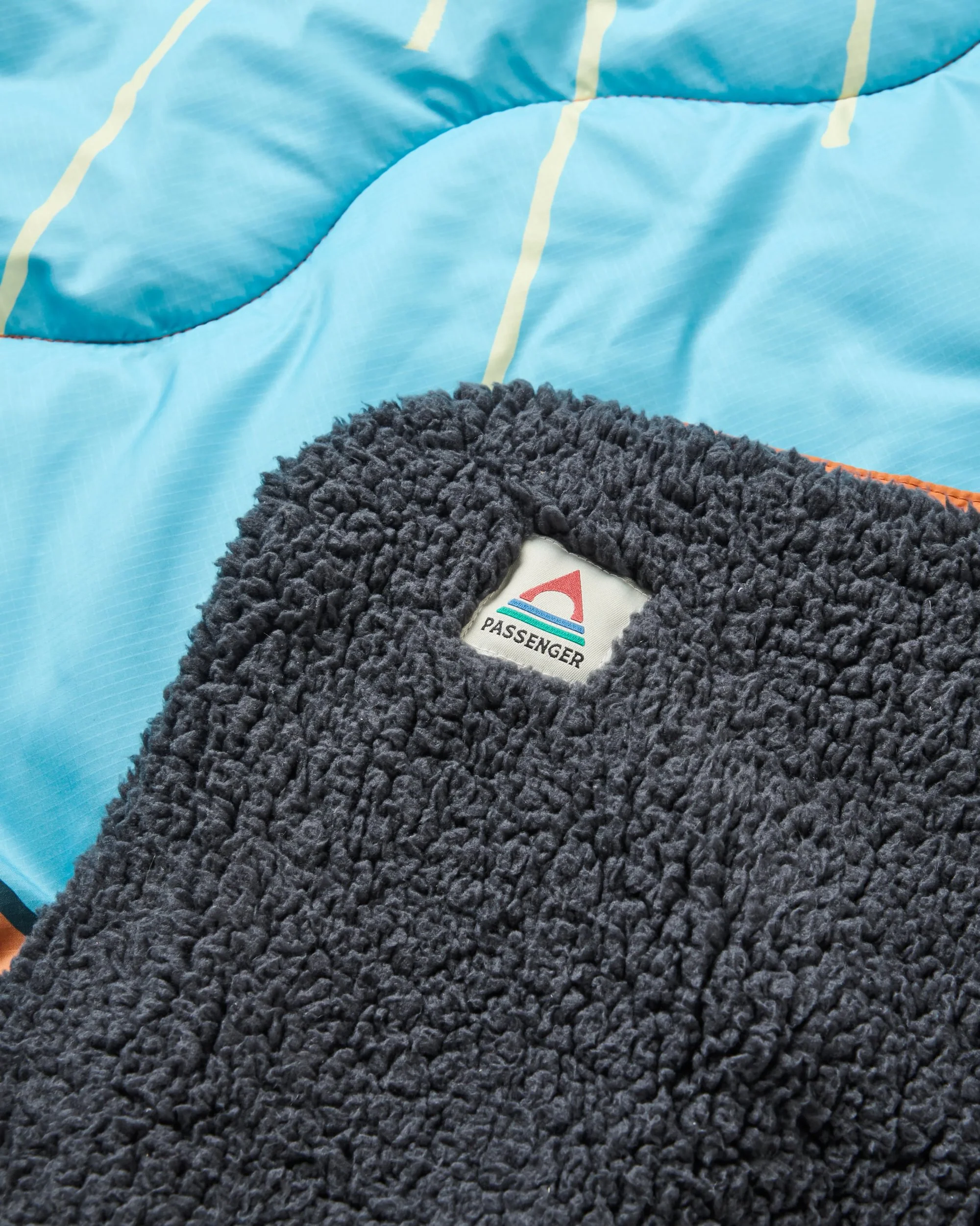 Cabin Sherpa Blanket - Retro Orange - Image 7