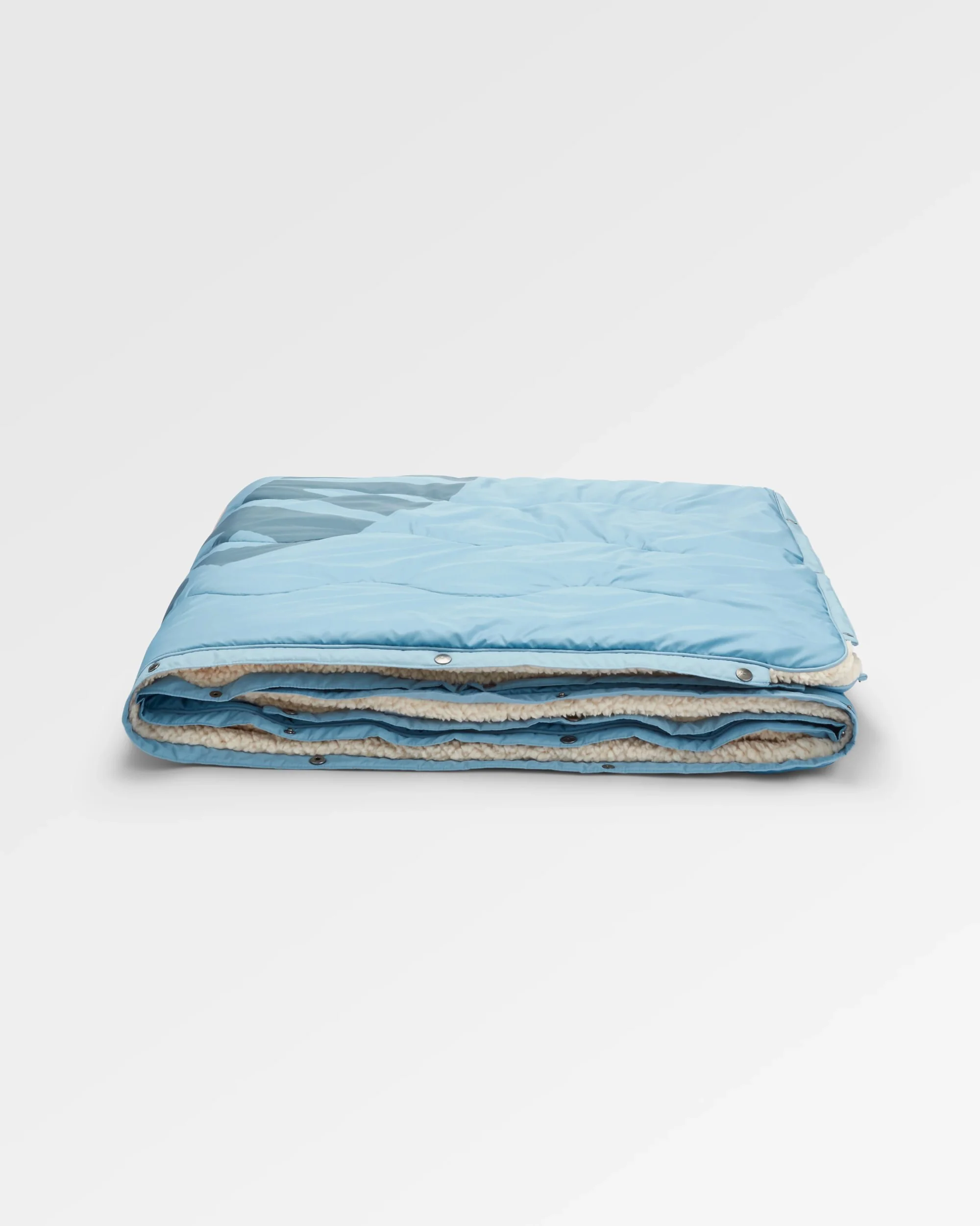 Cabin Sherpa Blanket - Faded Denim - Image 4
