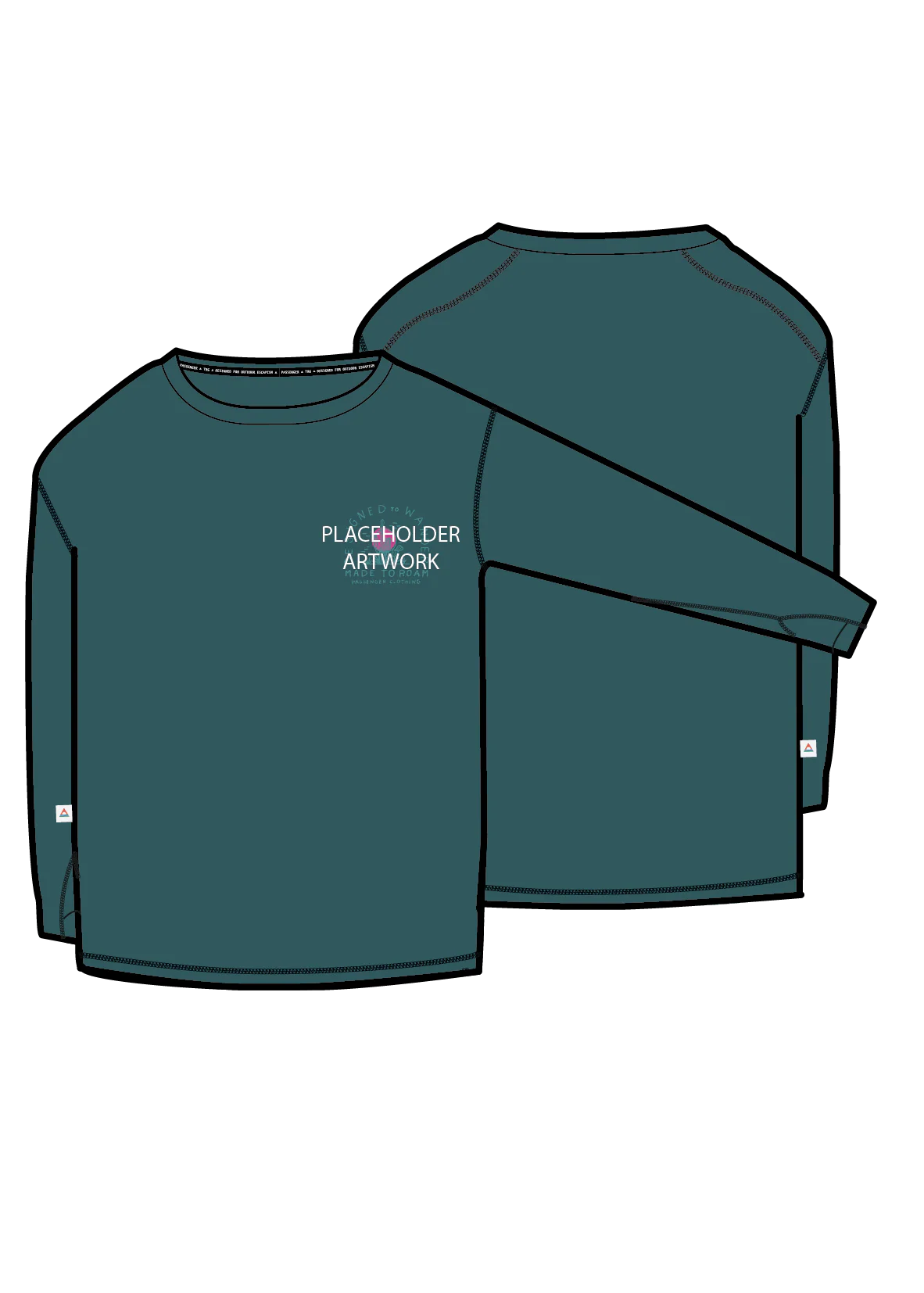 Camp Wild Lightweight Merino Blend LS T-Shirt - Mediterranean - Image 6
