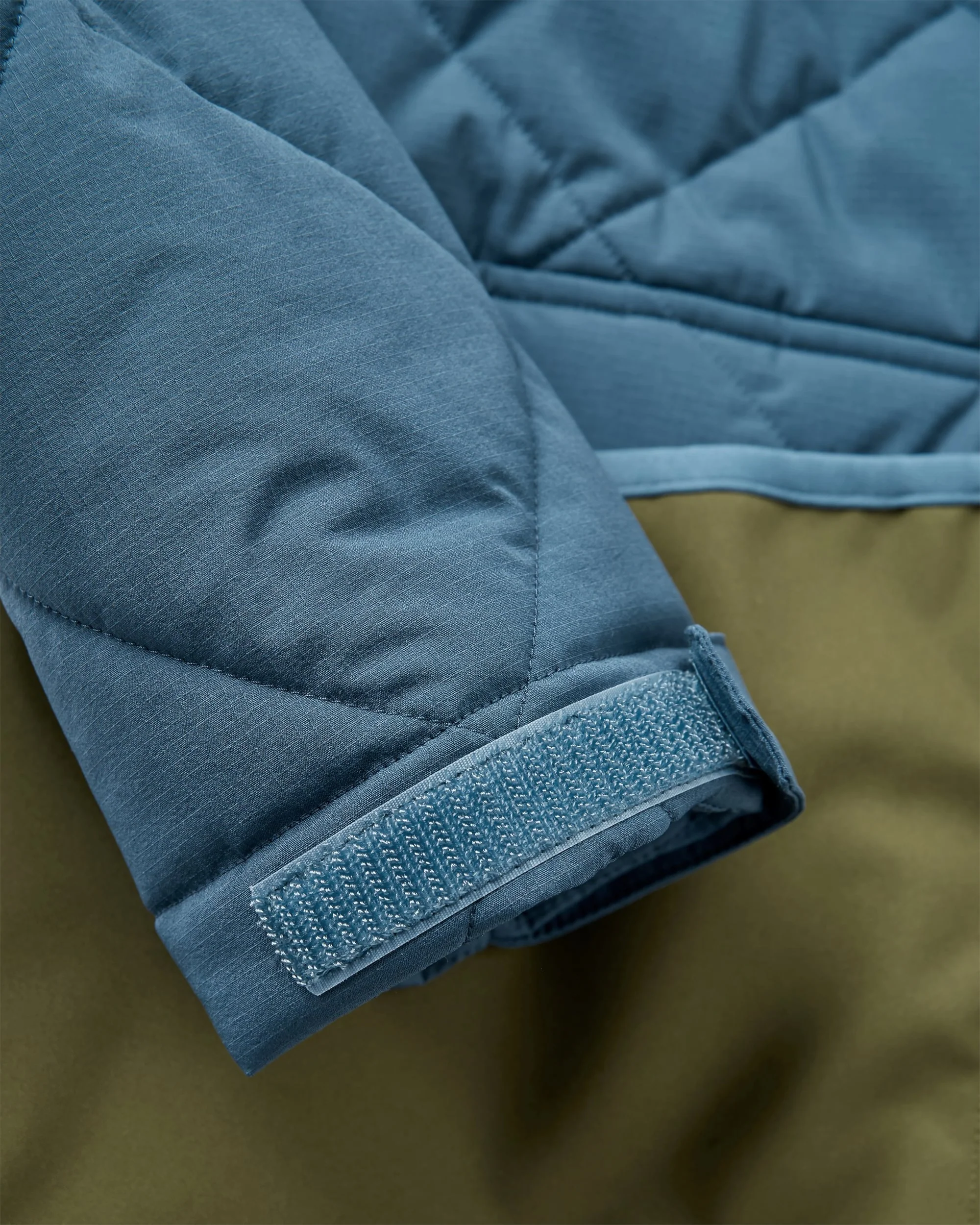 Campscape Fleece Lined Parka - Khaki/Dark Denim - Image 13