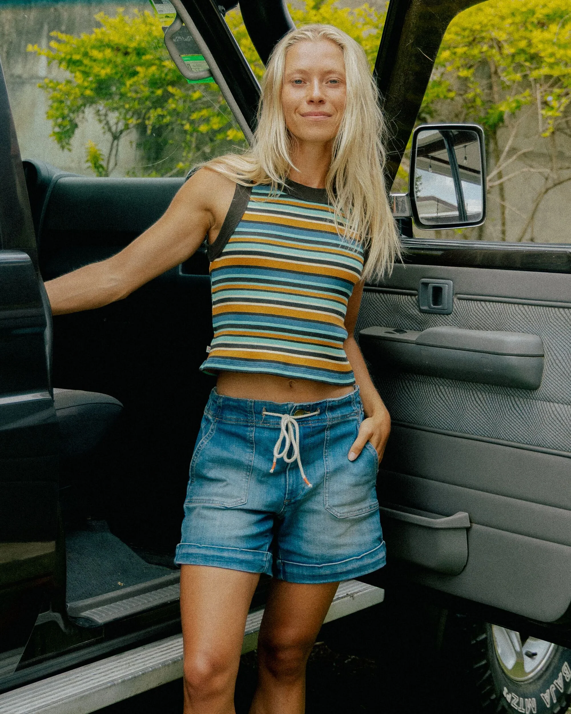 Carriso Short - Light Wash Denim