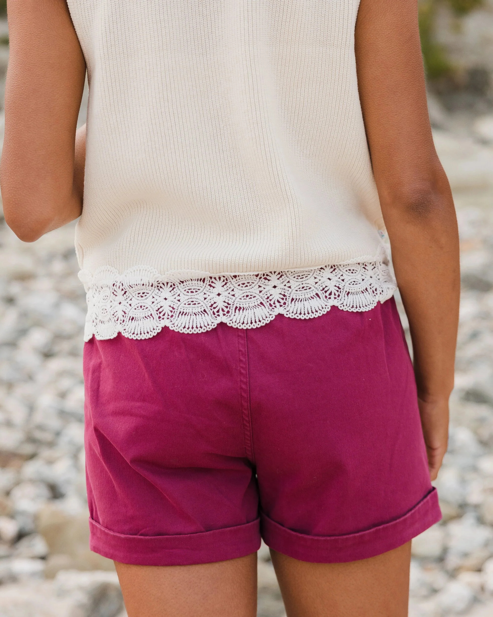 Carriso Organic Cotton Short - Cranberry - Image 4