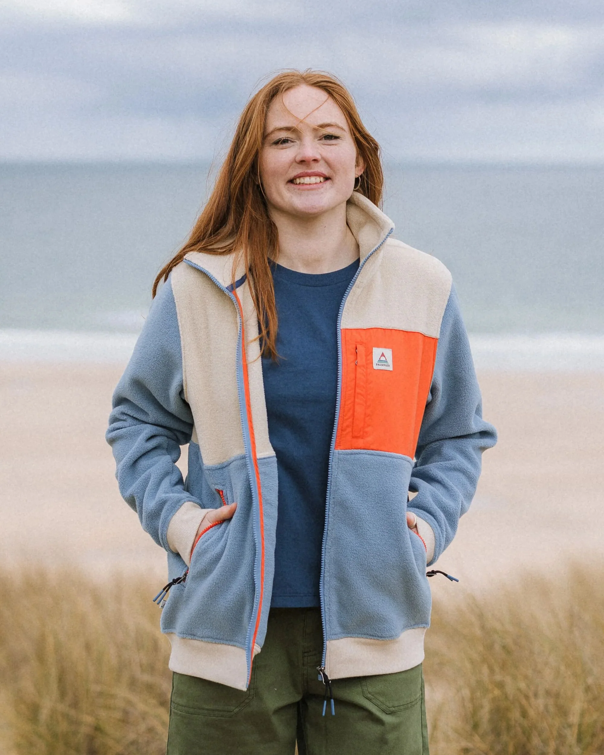 Caspian Polar Fleece - Faded Denim - Image 4