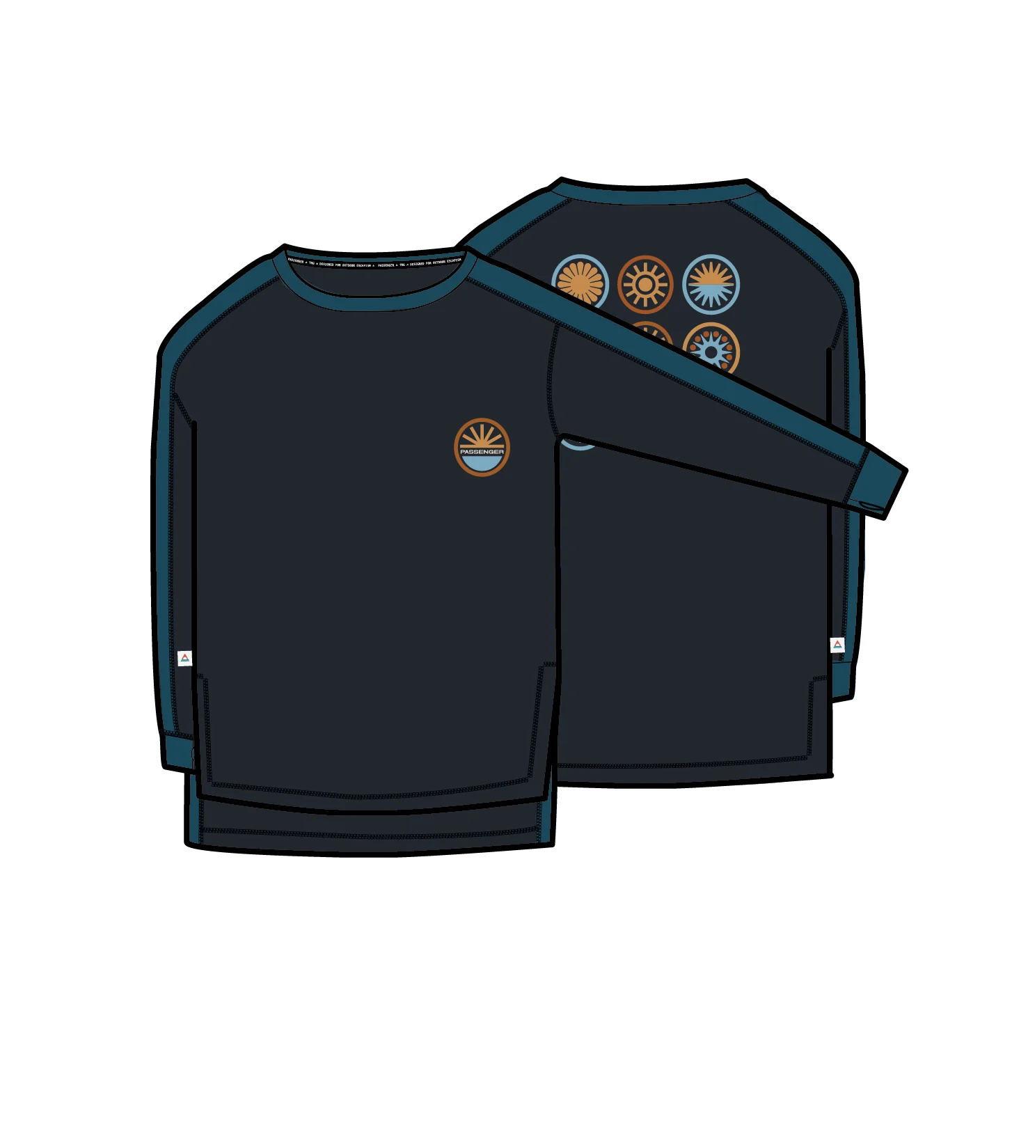 Chase The Light Drirelease® Active LS T-Shirt - Black - Image 9