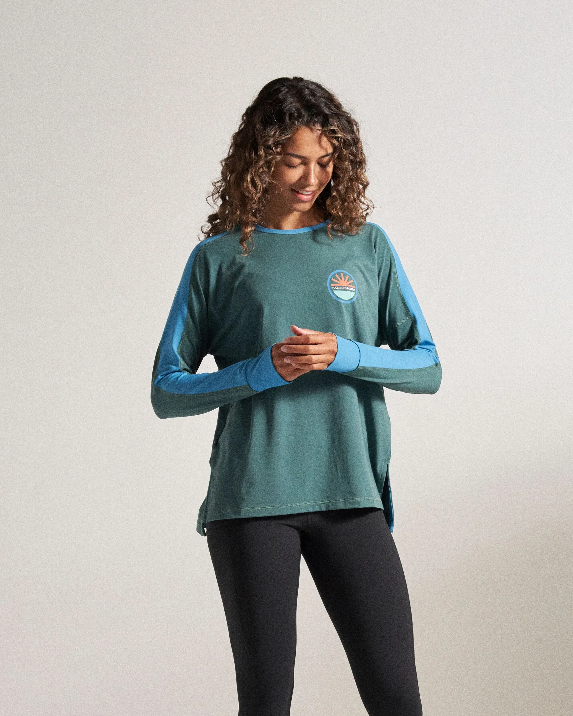 Chase The Light Drirelease® Active LS T-Shirt - Deep Ocean - Image 3