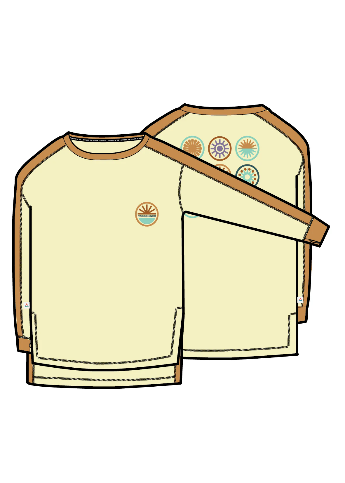 Chase The Light DrireleaseĀ® Active LS T-Shirt - Pale Yellow - Image 8