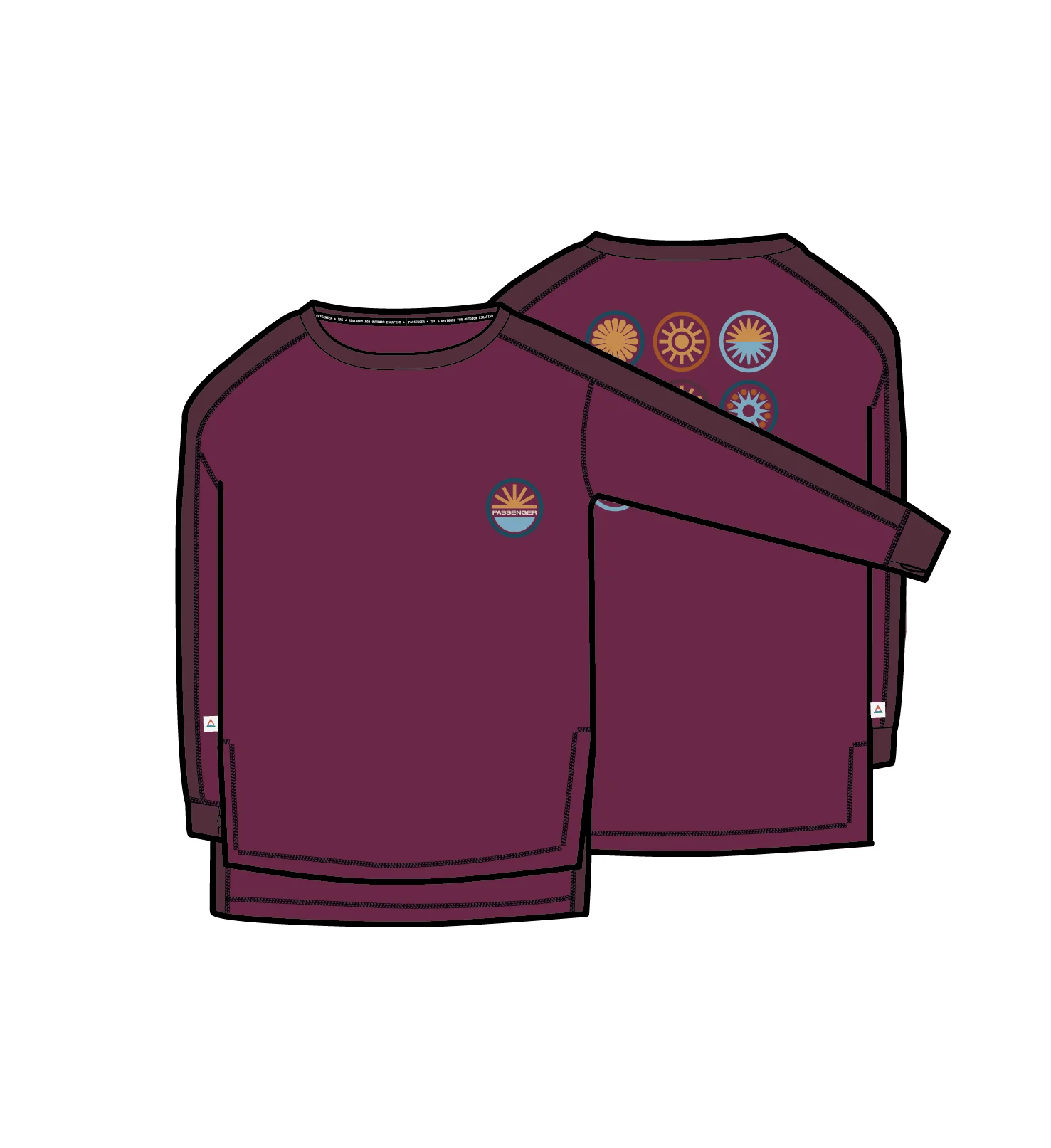 Chase The Light DrireleaseĀ® Active LS T-Shirt - Wild Berry - Image 9