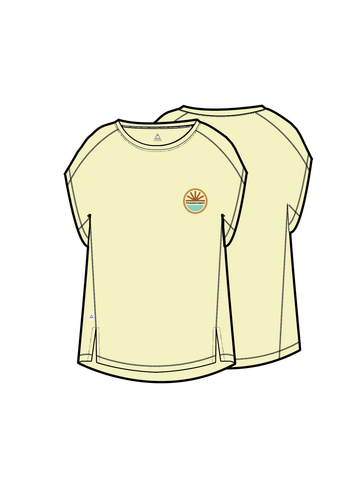 Chase The Light DrireleaseĀ® Active T-Shirt - Pale Yellow - Image 5