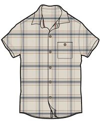 Chill Organic Cotton Check Shirt - Birch - Image 12