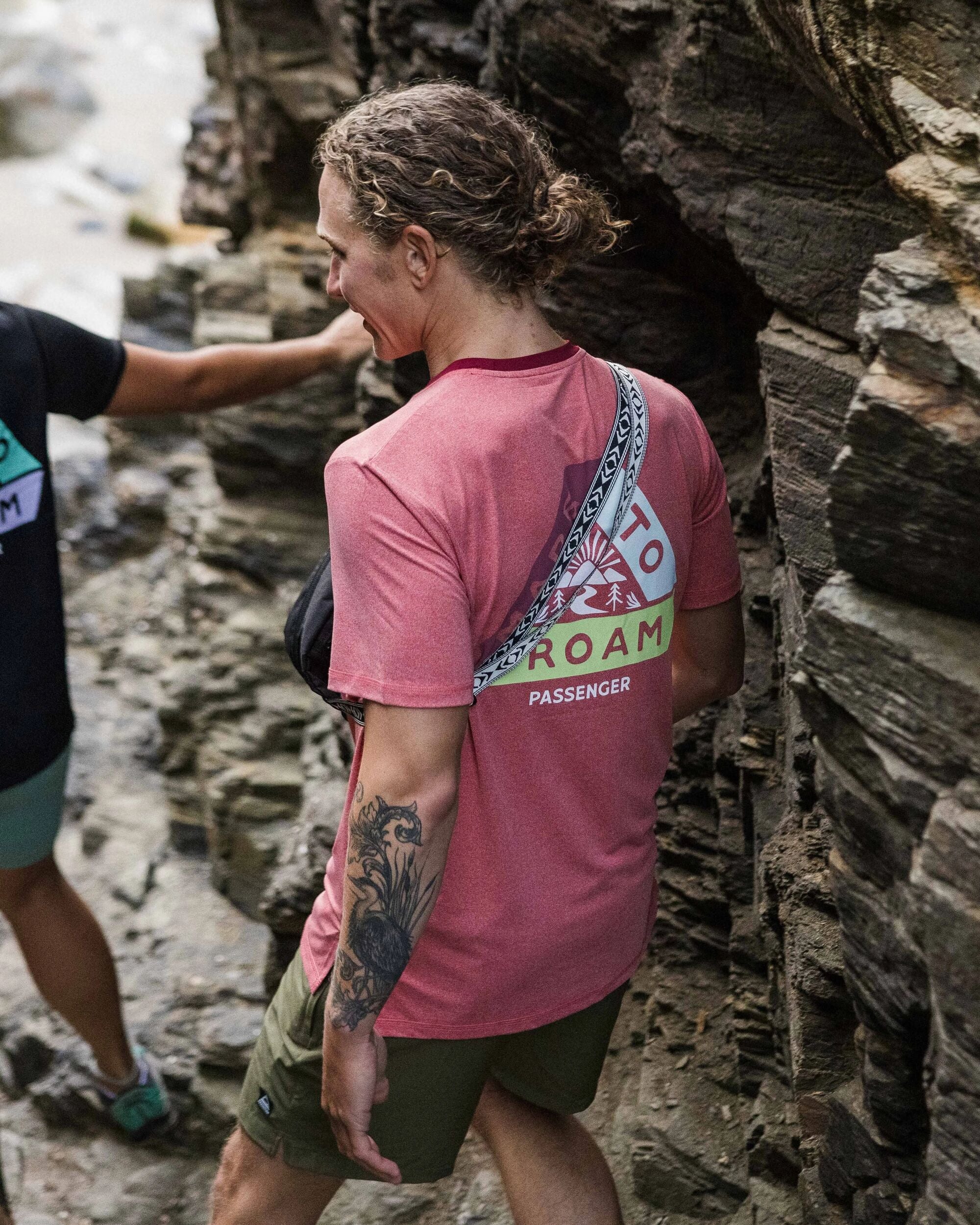 Classic Active T-Shirt - Mineral Red Marl - Image 9