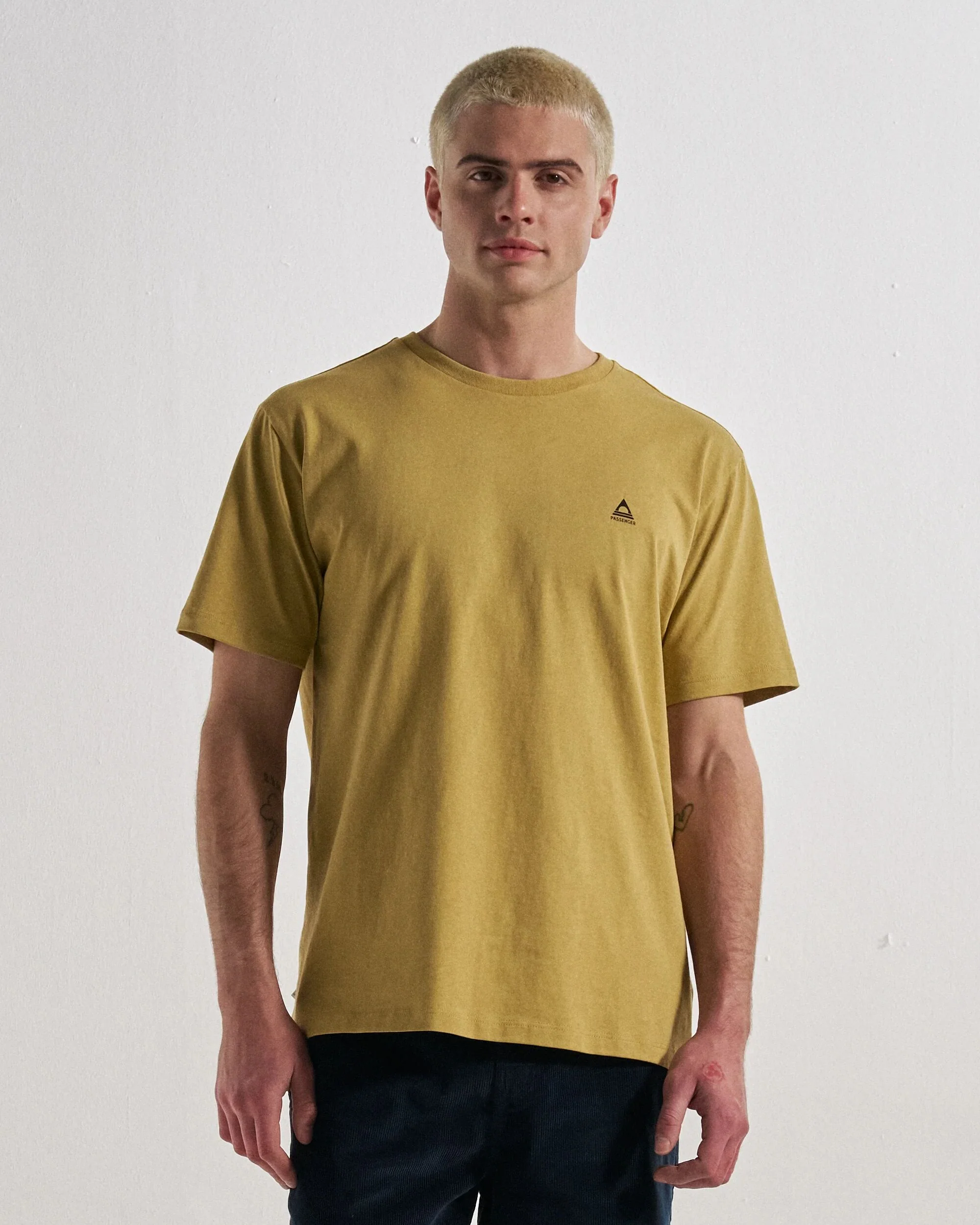Classic Logo T-Shirt - Warm Beige - Image 3