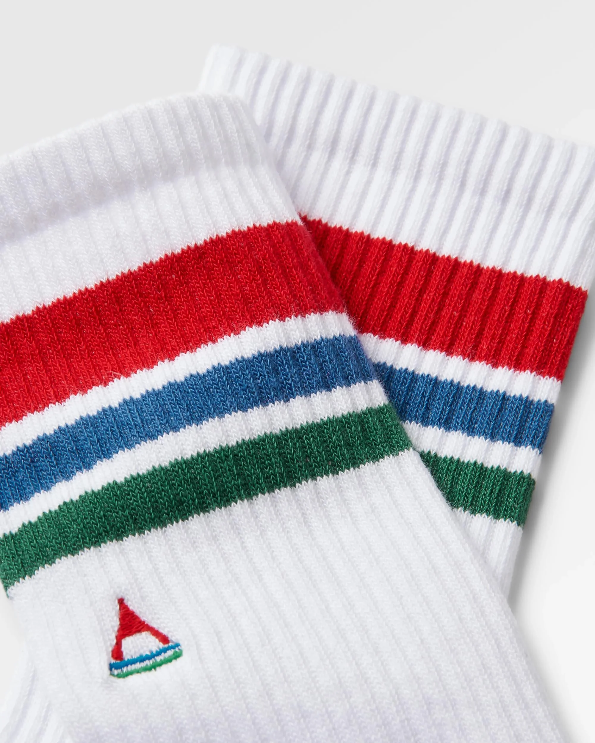 Classic Midweight Crew Socks - White - Image 4