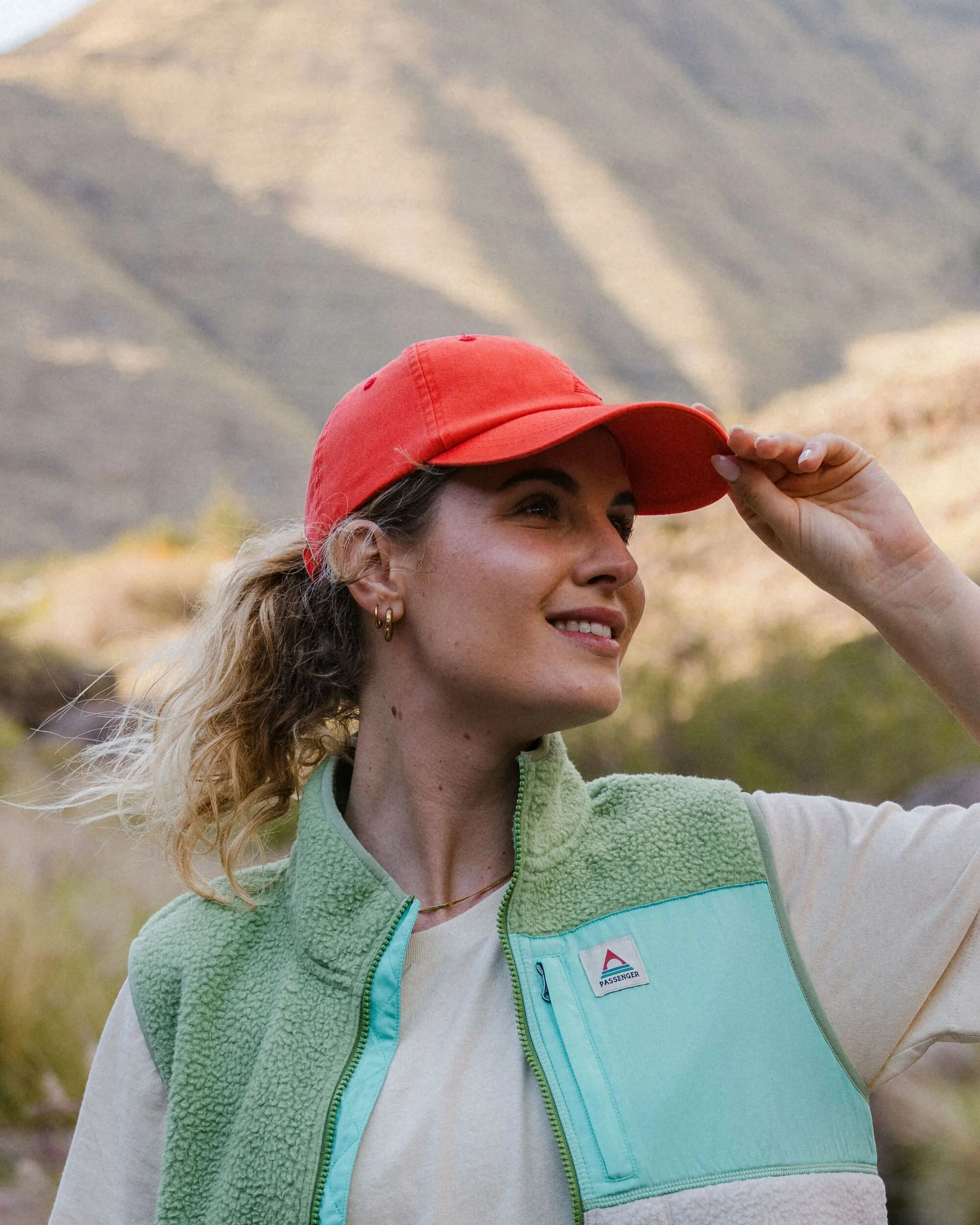 Classic 6 Panel Cap - Ember Orange - Image 2