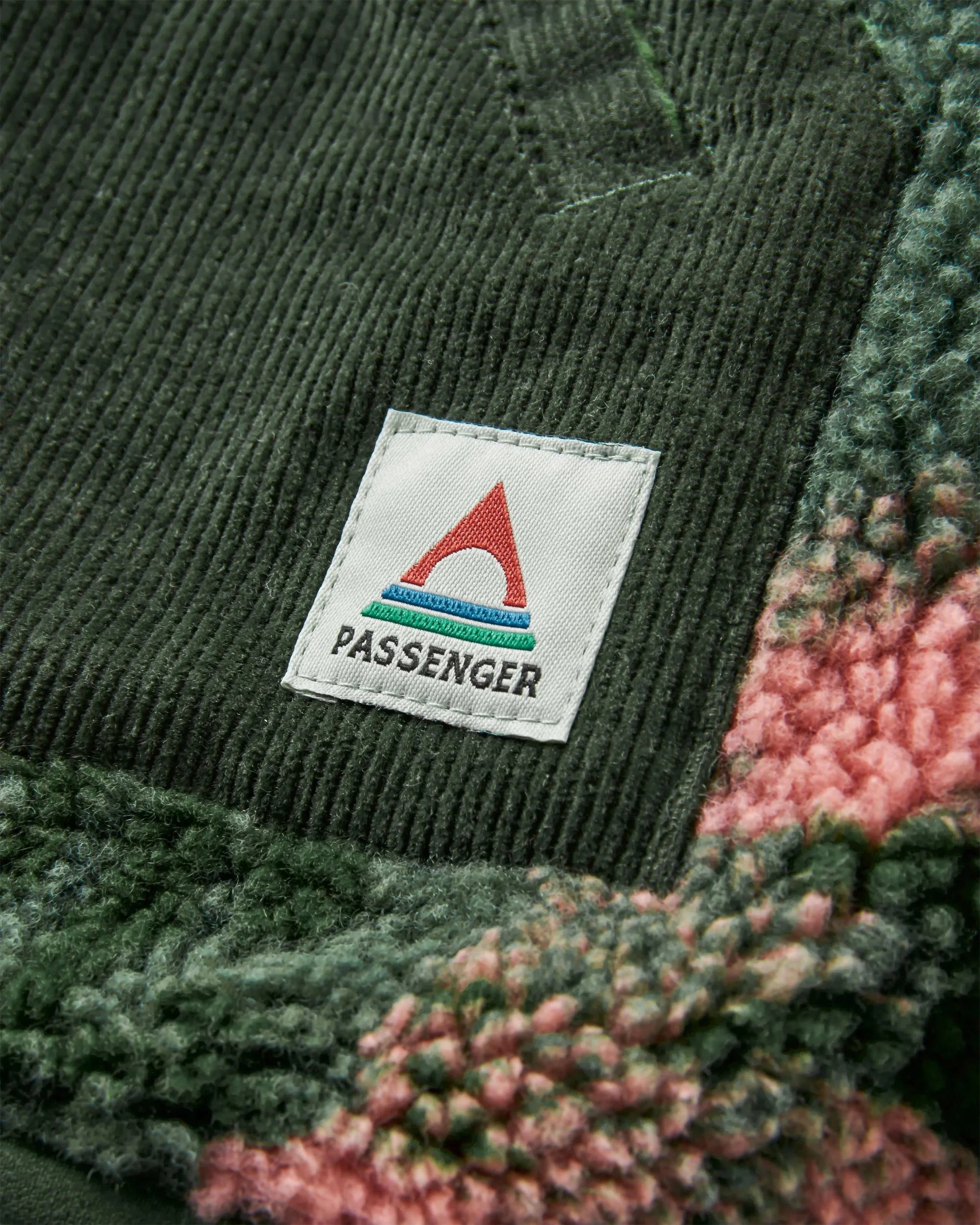 Clover Sherpa Fleece - Abstract Mountain Fir Tree - Image 7