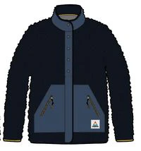 Clover Sherpa Fleece - Deep Navy - Image 11