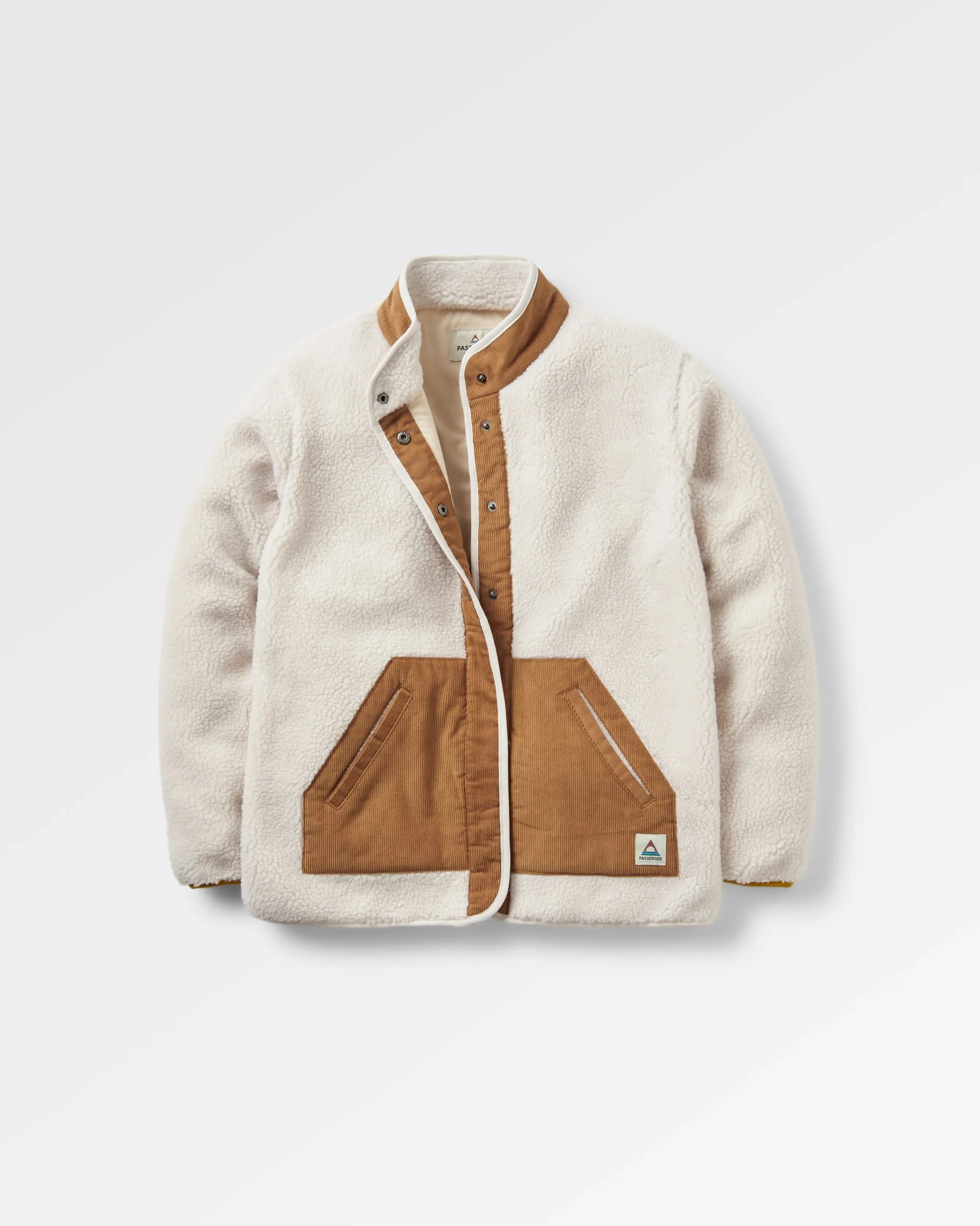 Clover Sherpa Fleece - Vintage White - Image 2