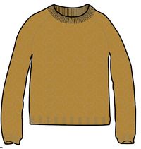 Comfort Organic Knitted Jumper - Mustard Gold - Image 10