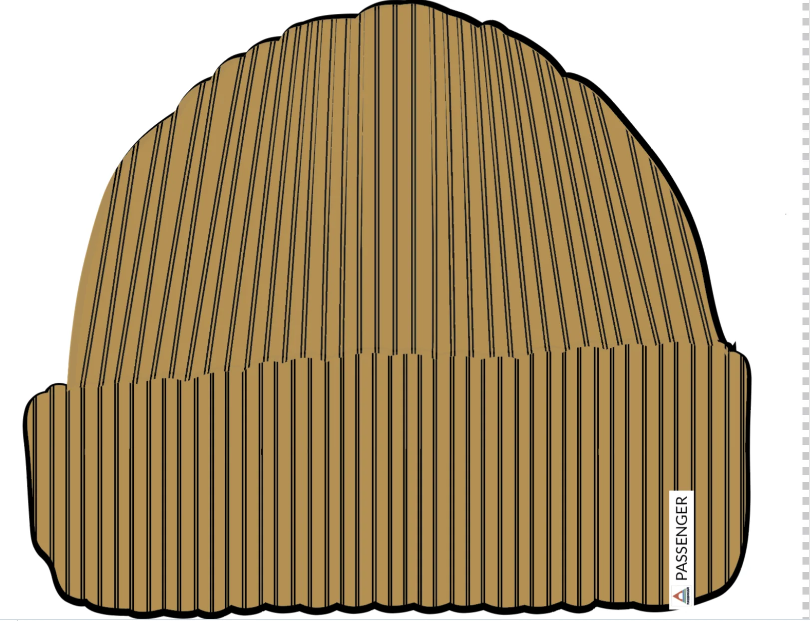 Compass Beanie - Mustard Yellow - Image 8