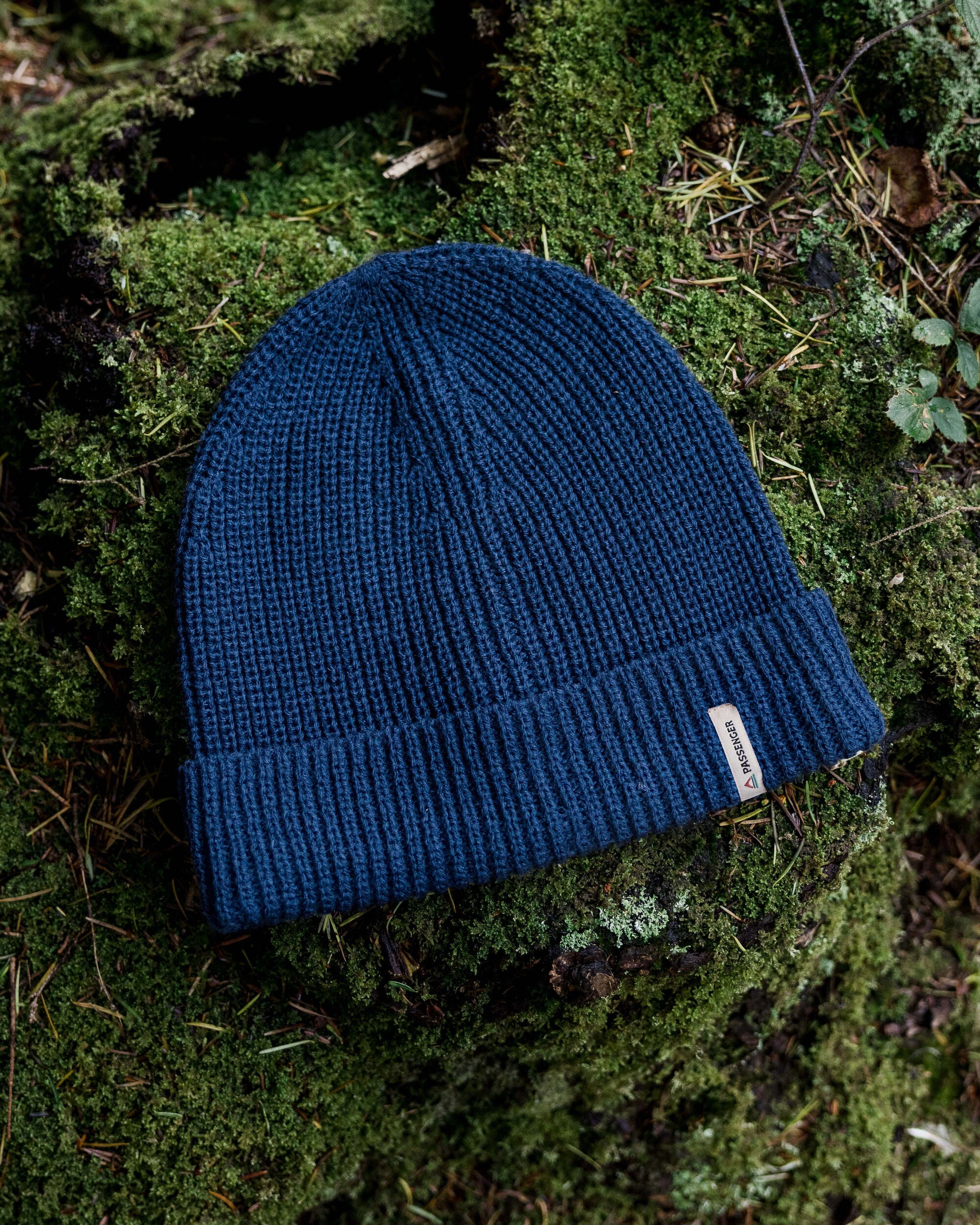 Compass Beanie - Rich Navy - Image 2