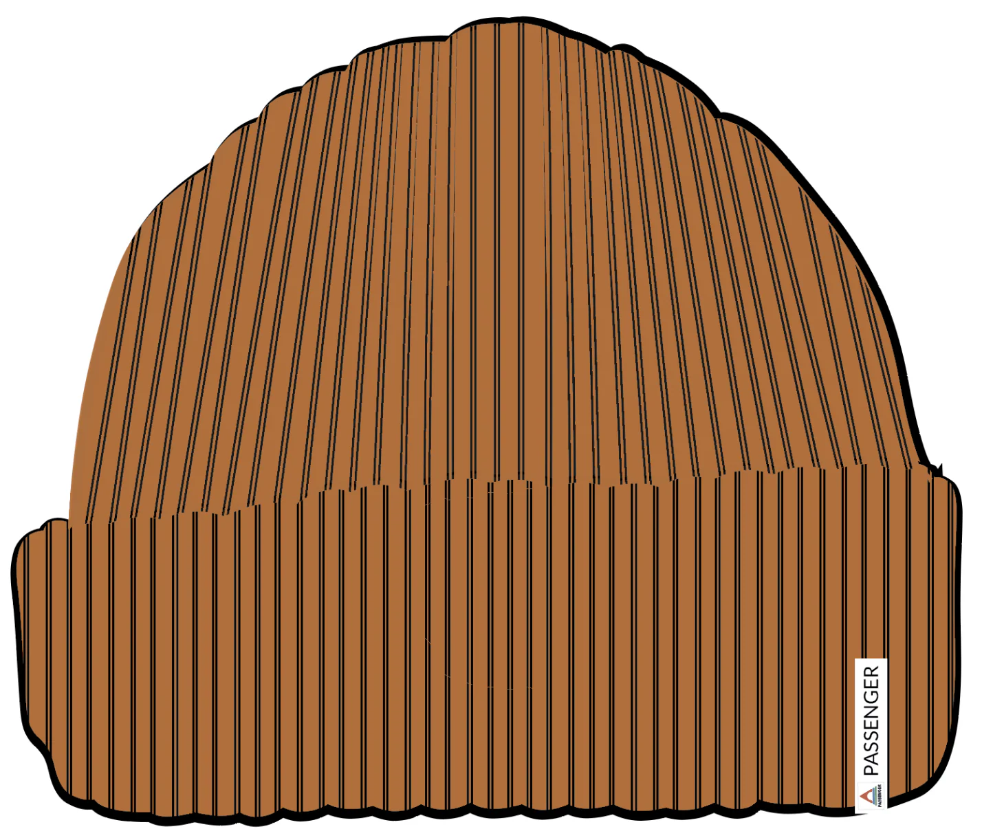 Compass Beanie - Sunrise Orange - Image 7