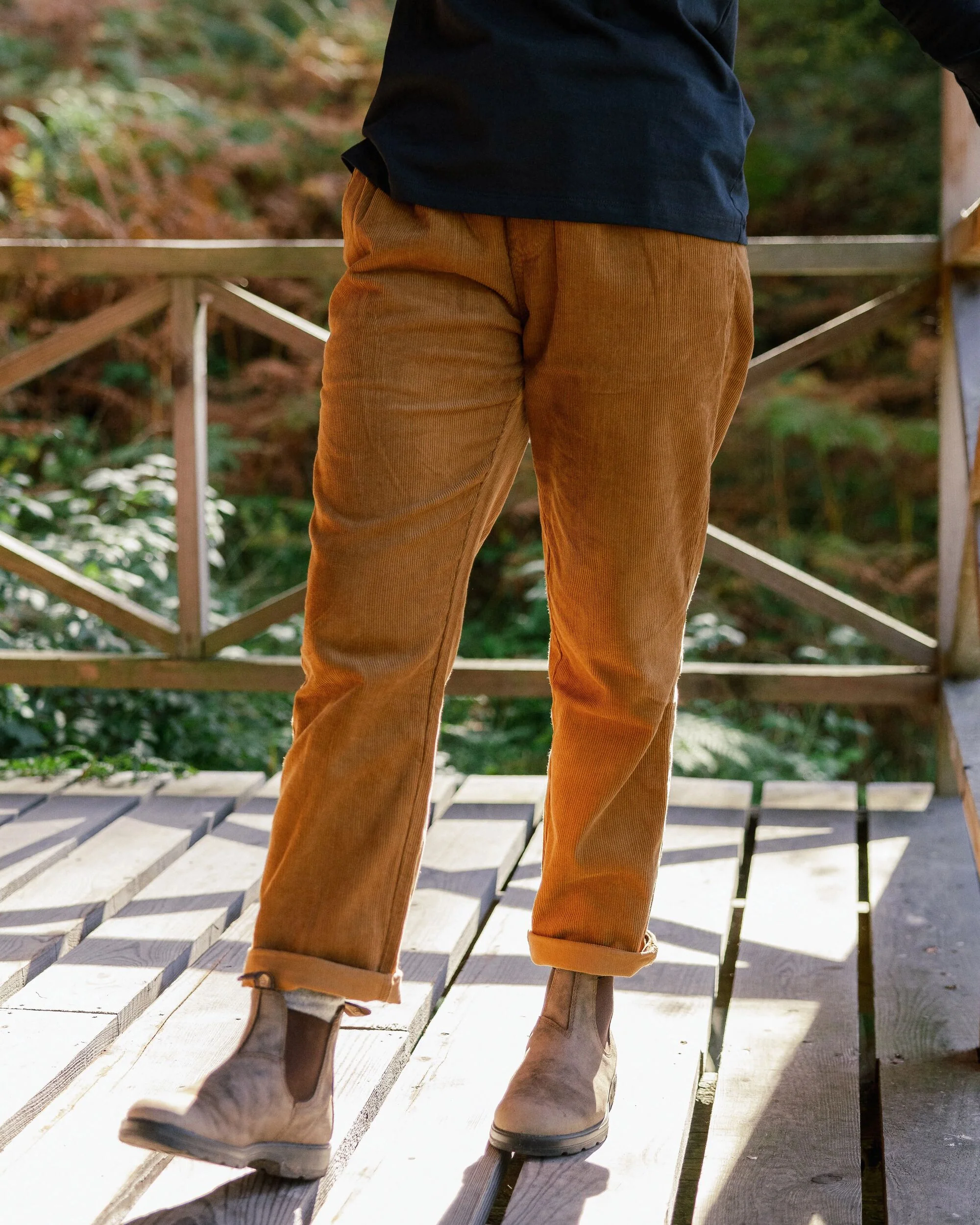 Compass Corduroy Trouser - Coconut
