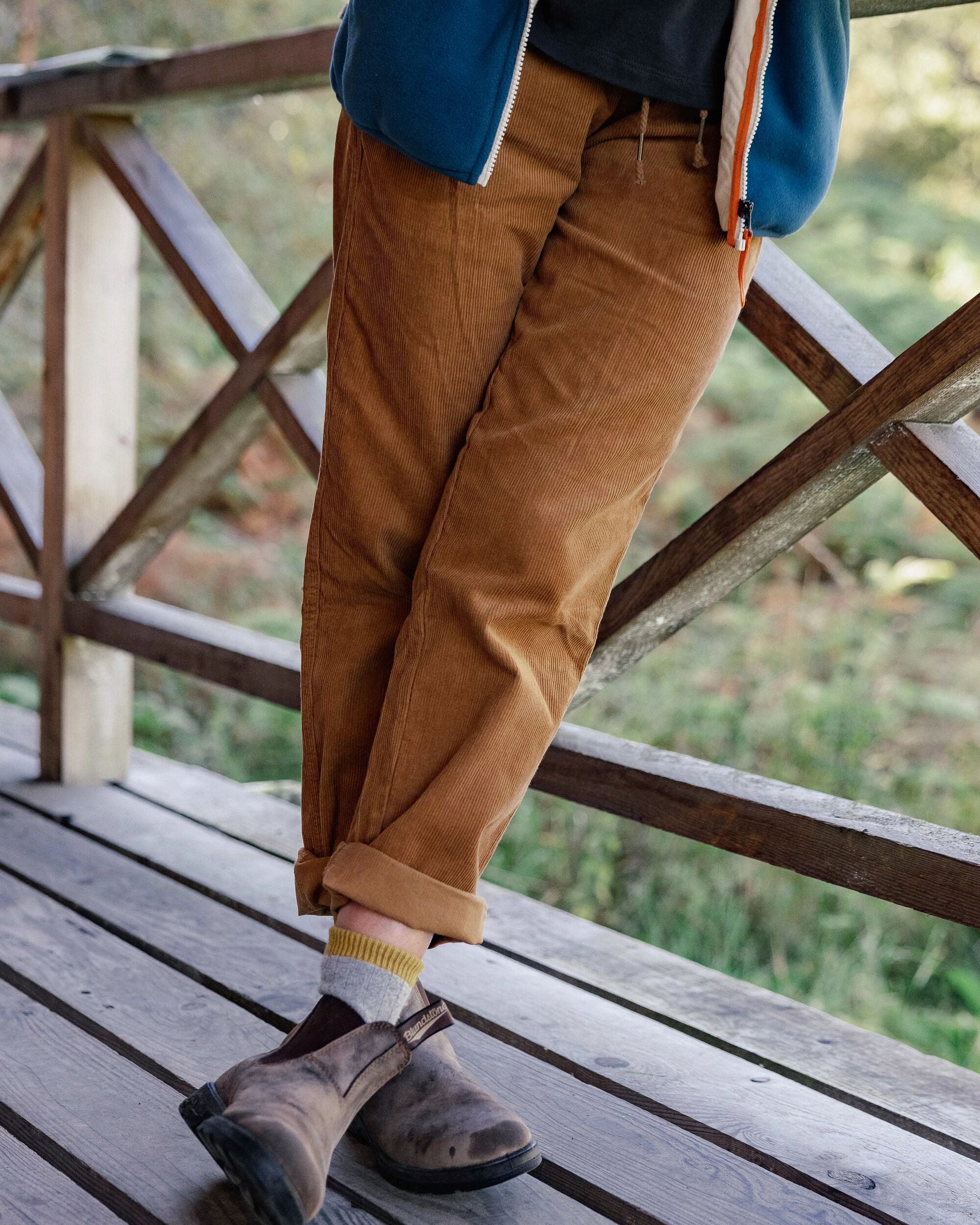 Compass Corduroy Trouser - Coconut - Image 5