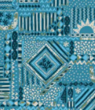 Copetín Jumpsuit - Vintage Patchwork Blue Pool - Image 10