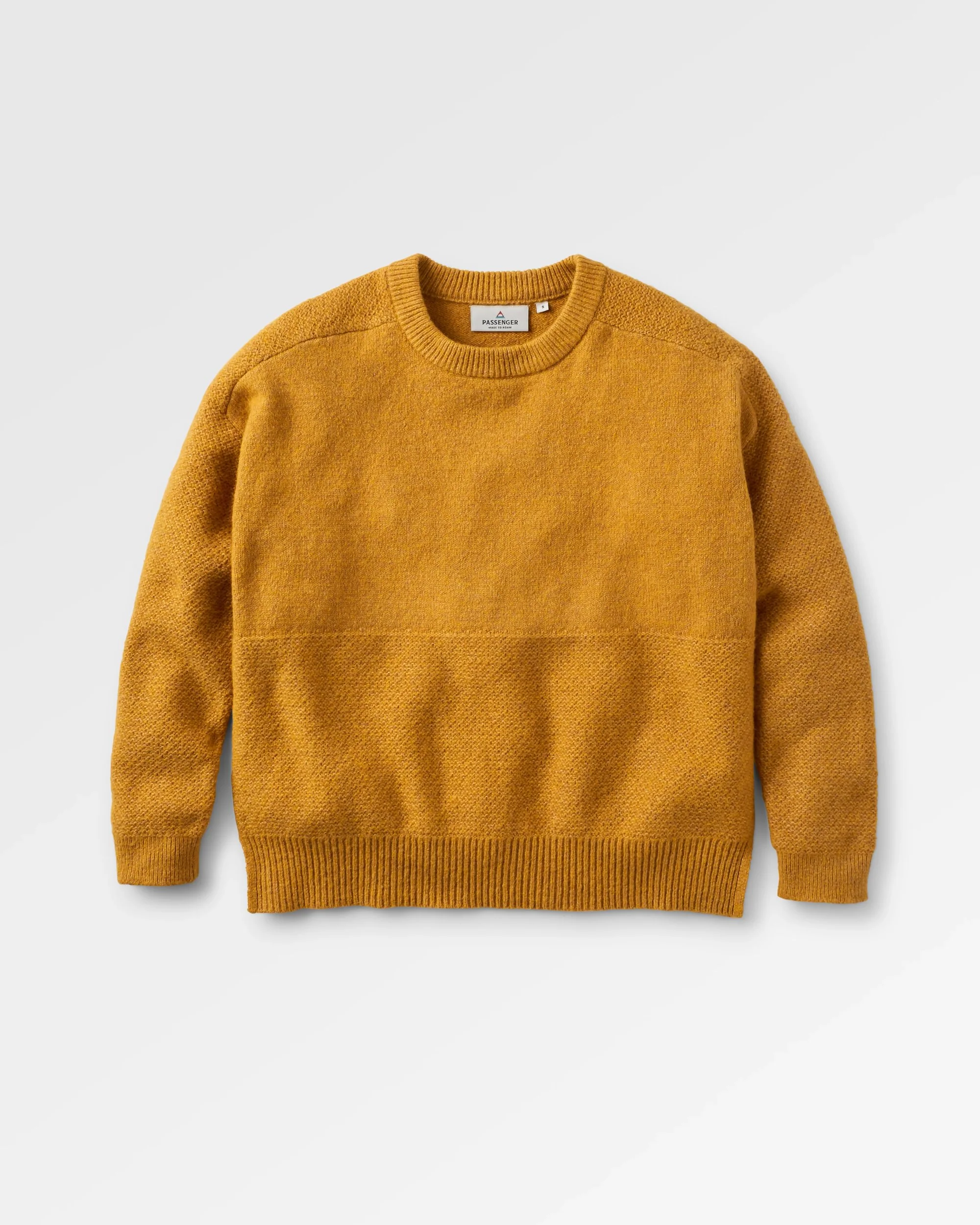 Cove Knitted Jumper - Amber Gold - Image 2