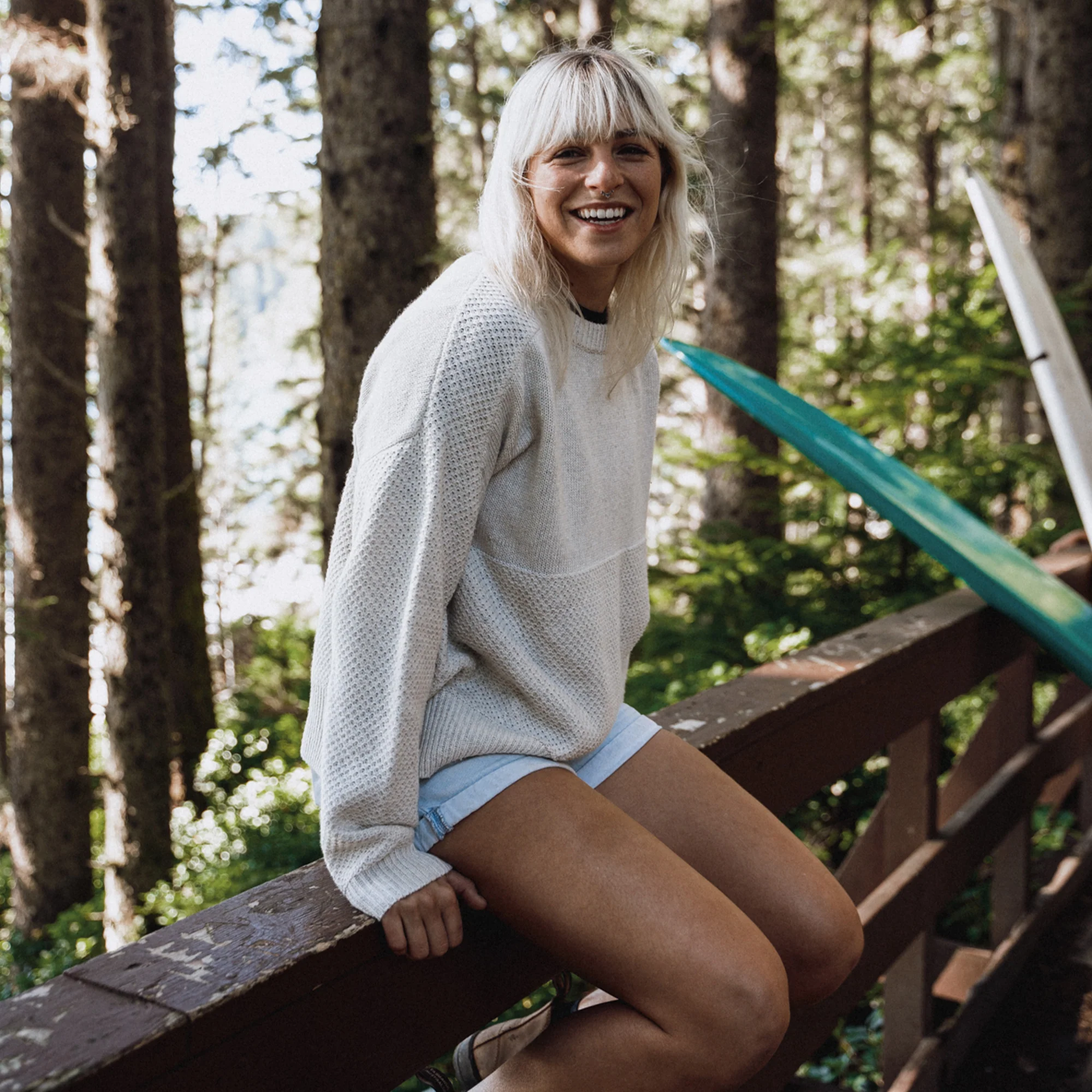 Cove Knitted Jumper - Off White - Image 8