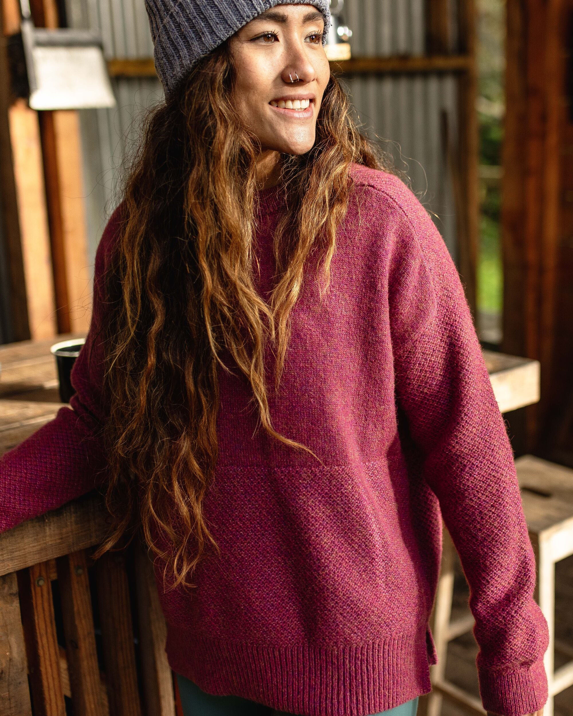 Cove Knitted Jumper - Rhubarb - Image 4