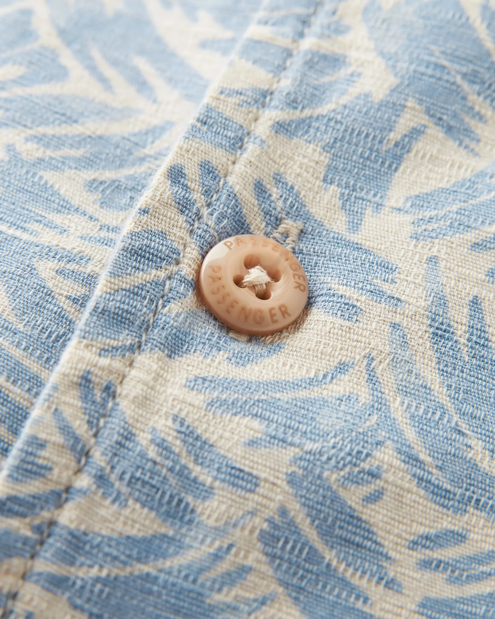 Cove Organic Cotton Textured Shirt - Waves Birch - Image 3