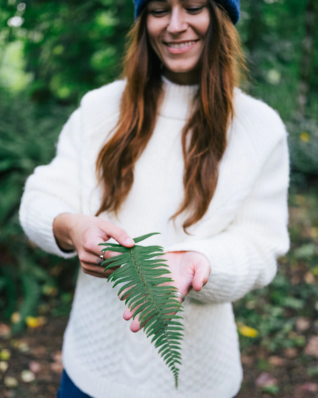 Cozy Cable Knitted Jumper - Off White - Image 7