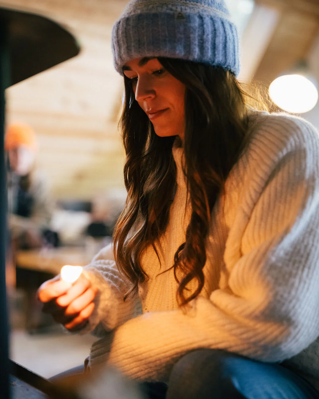 Cozy Cable Knitted Jumper - Off White - Image 8
