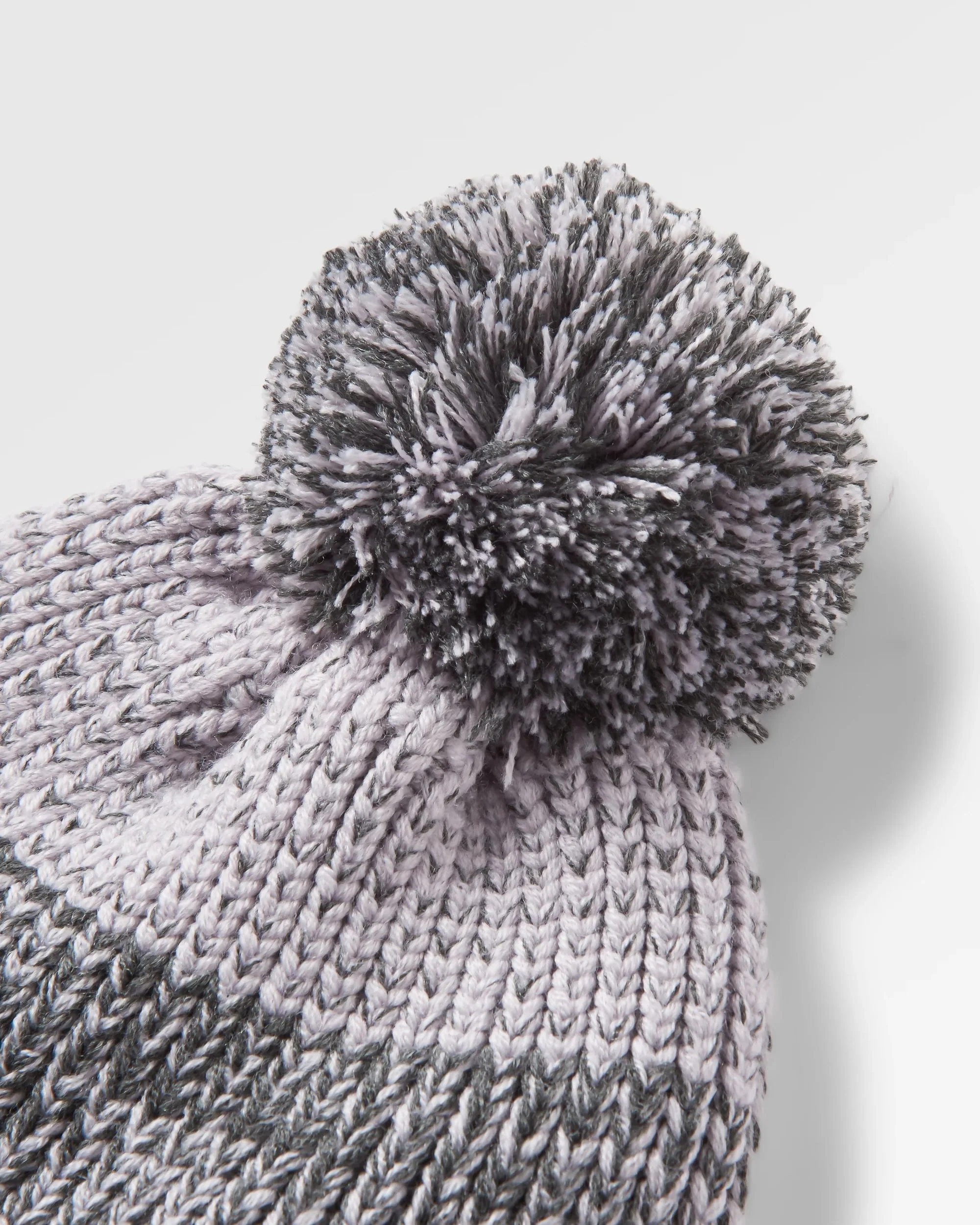 Crag Bobble Hat - Charcoal/Stone - Image 5