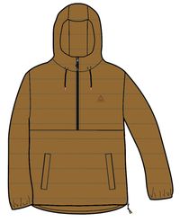 Crest Insulated Jacket - Golden Brown - Image 11