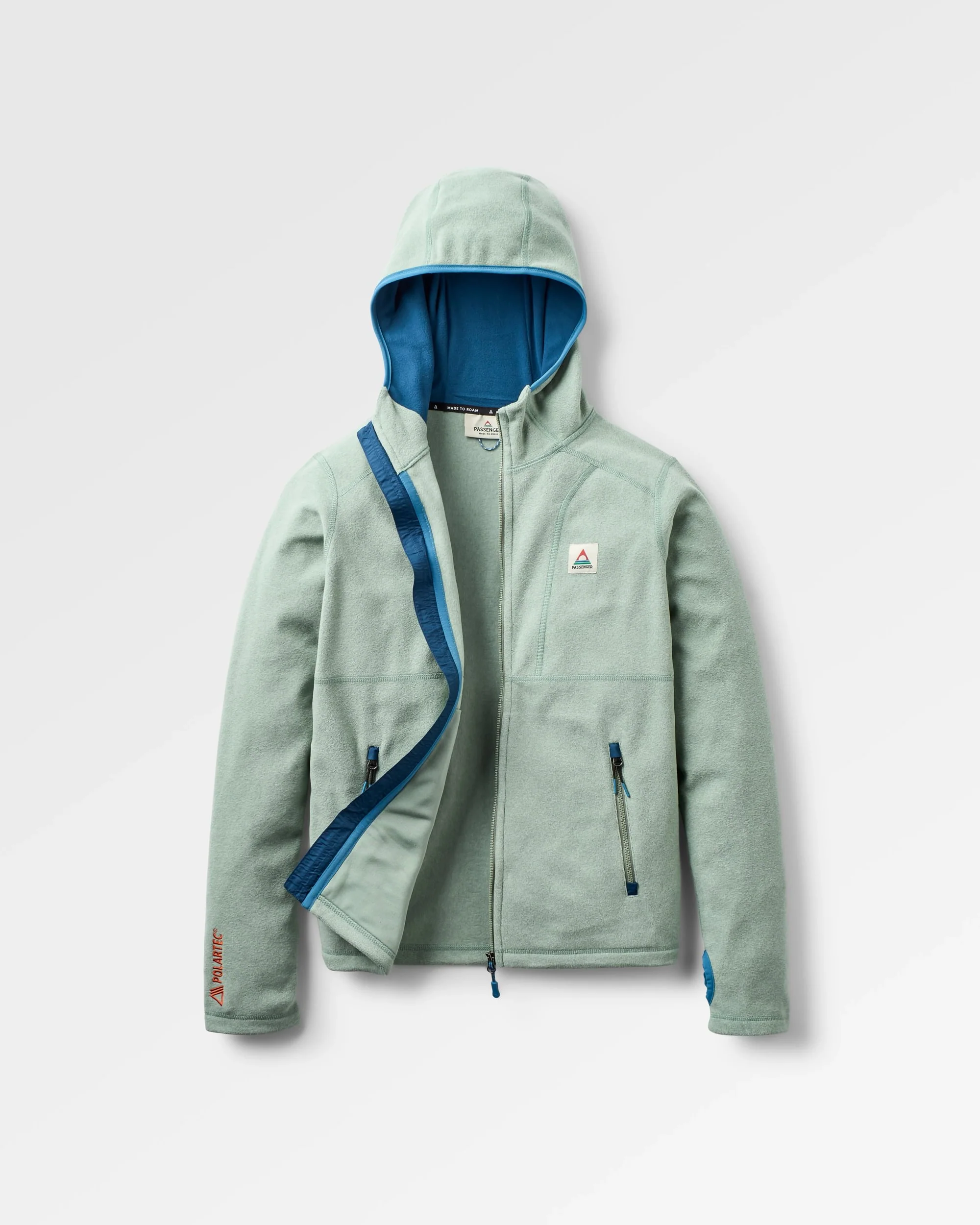 Crest Polartec® Fleece Hoodie - Pistachio - Image 2