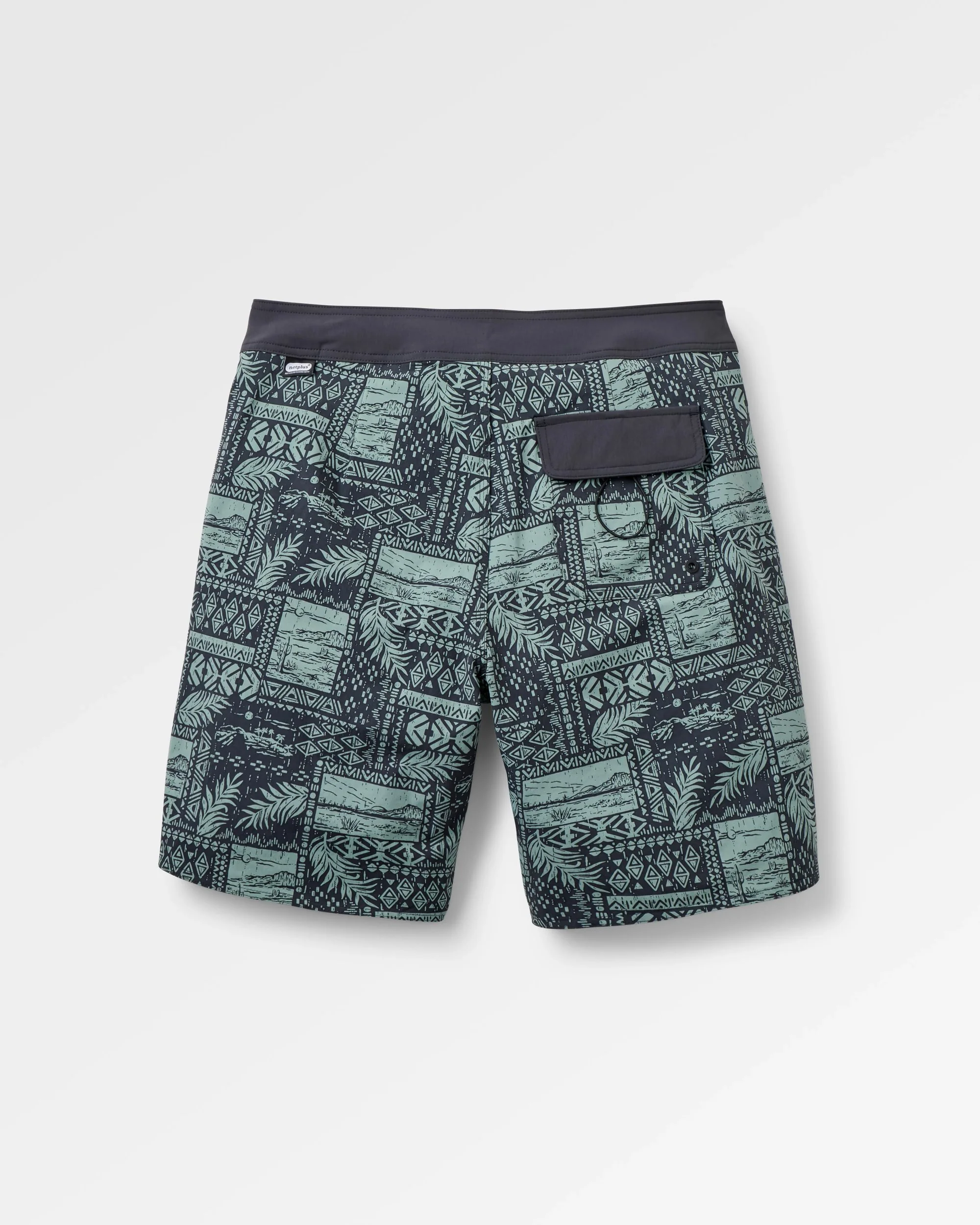 Cruiser NetPlus® 19" Boardshort - Patchwork Faded Black - Image 3
