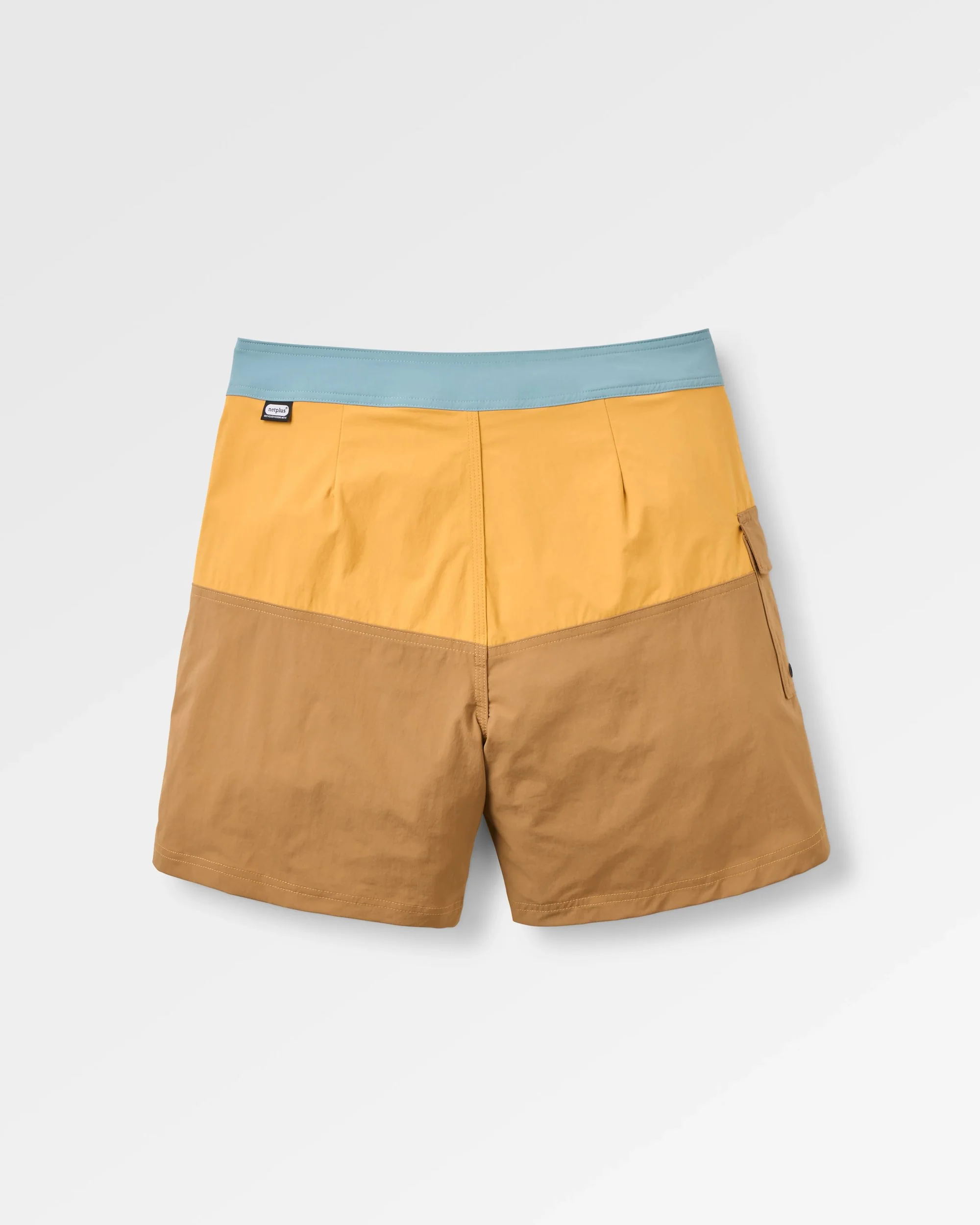 Cutback NetPlusĀ® 17" Boardshort - Spruce Yellow/Toffee - Image 8