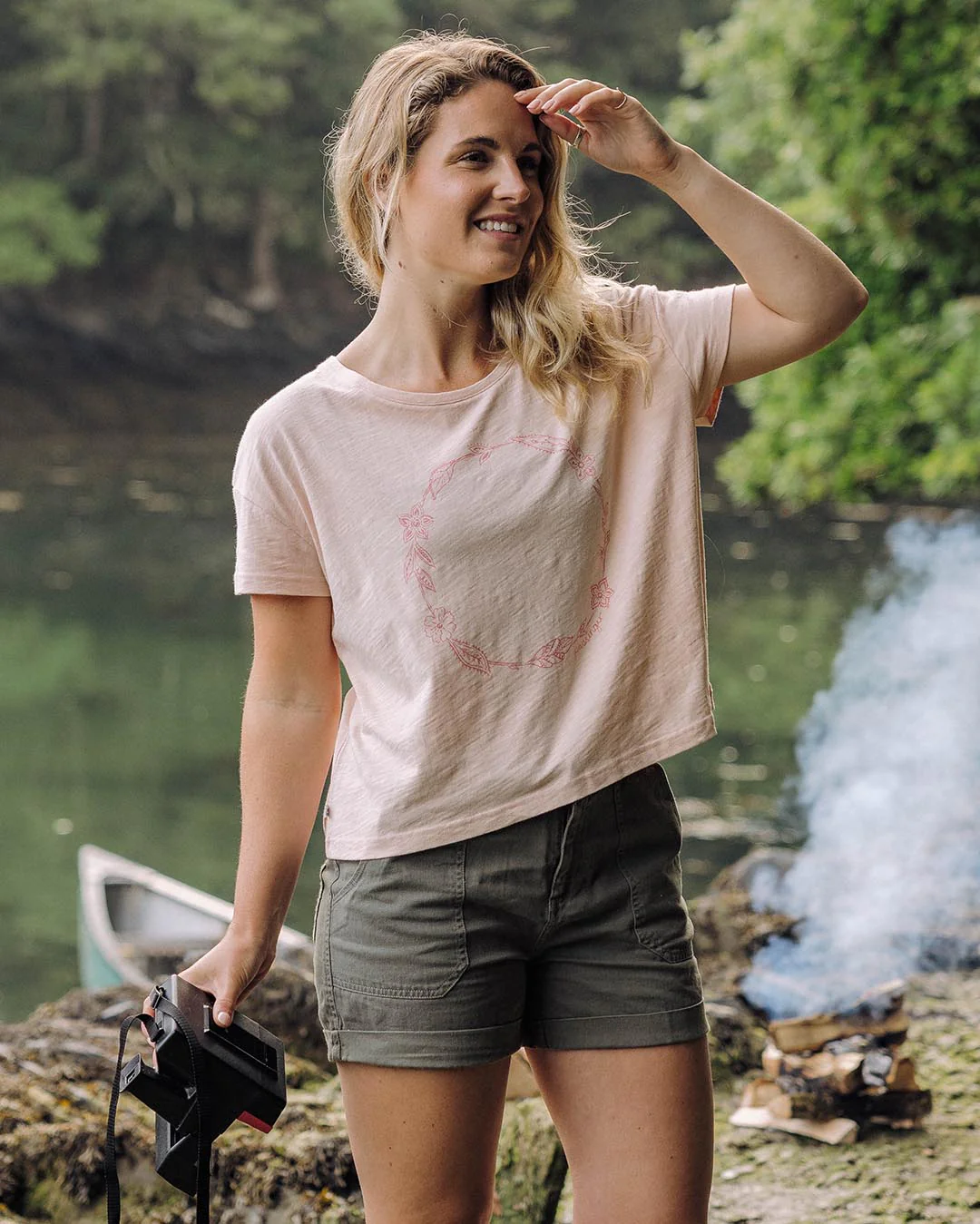 Daisy Chain T-Shirt - Peach Whip