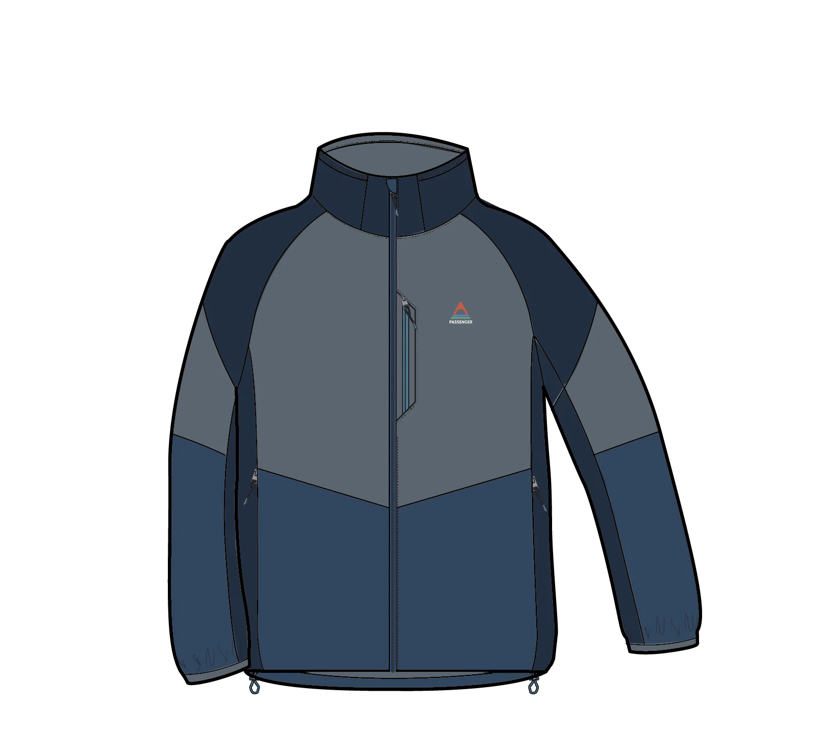Daybreak Lightweight Thermore® Hoodless Jacket - Rich Navy/Storm Grey/Dark Denim - Image 9
