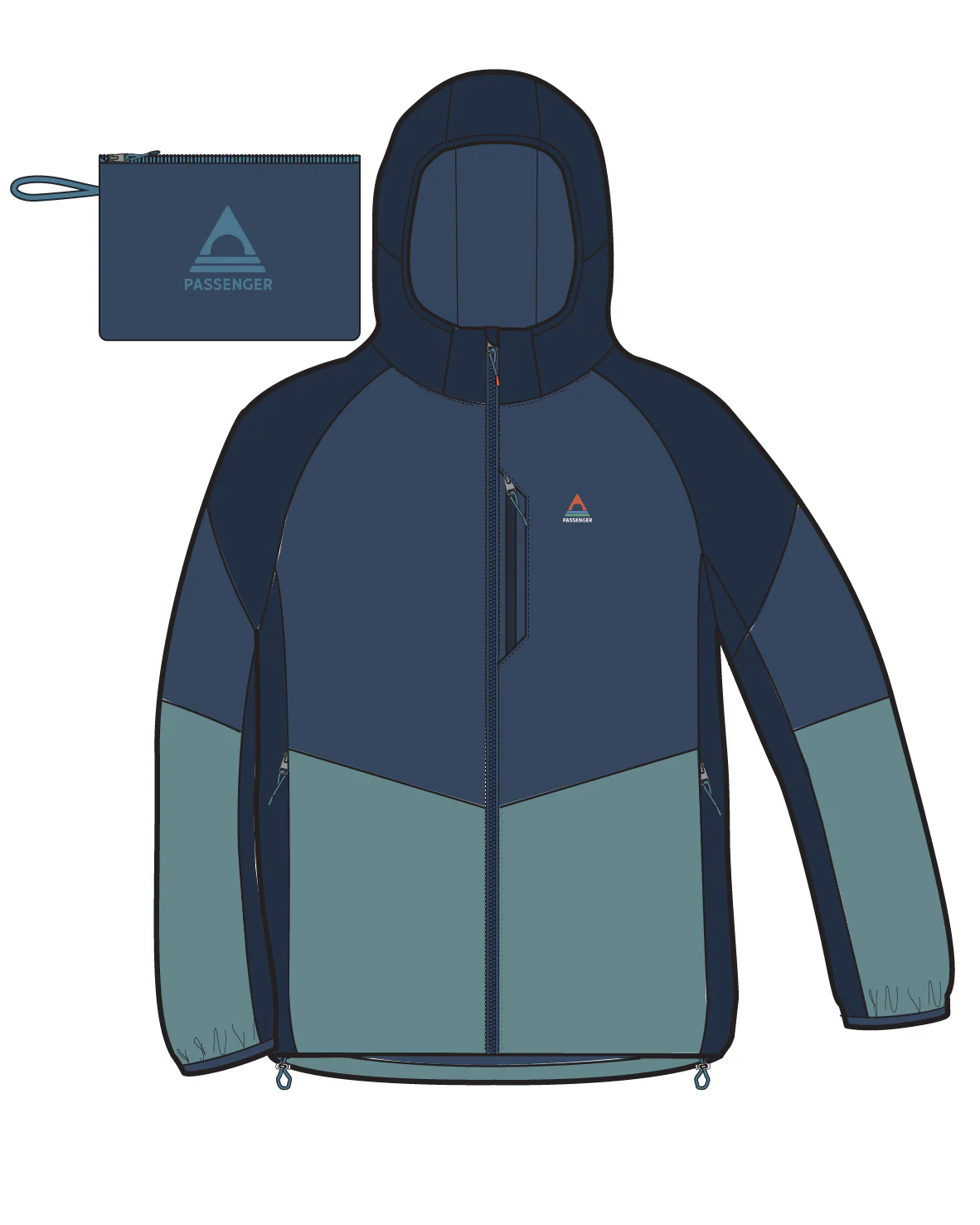 Daybreak Lightweight Thermore® Insulated Jacket - Rich Navy/Dark Denim/Arctic - Image 8